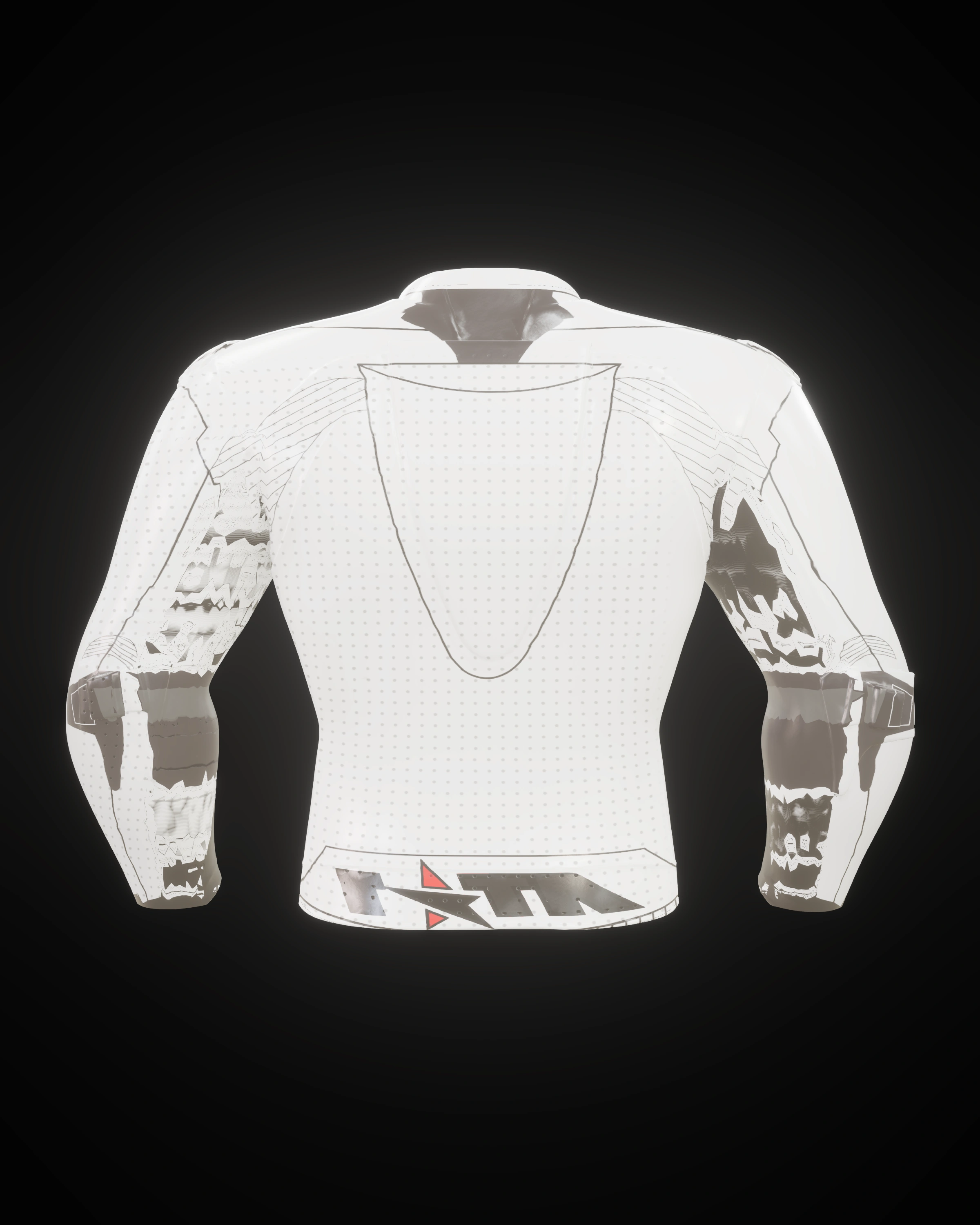 Arctic White Jacket — Back