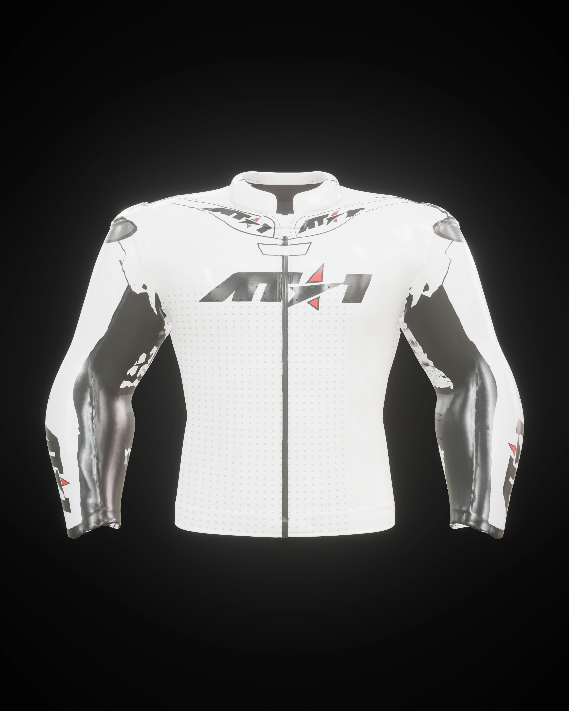 Arctic White Jacket — Front
