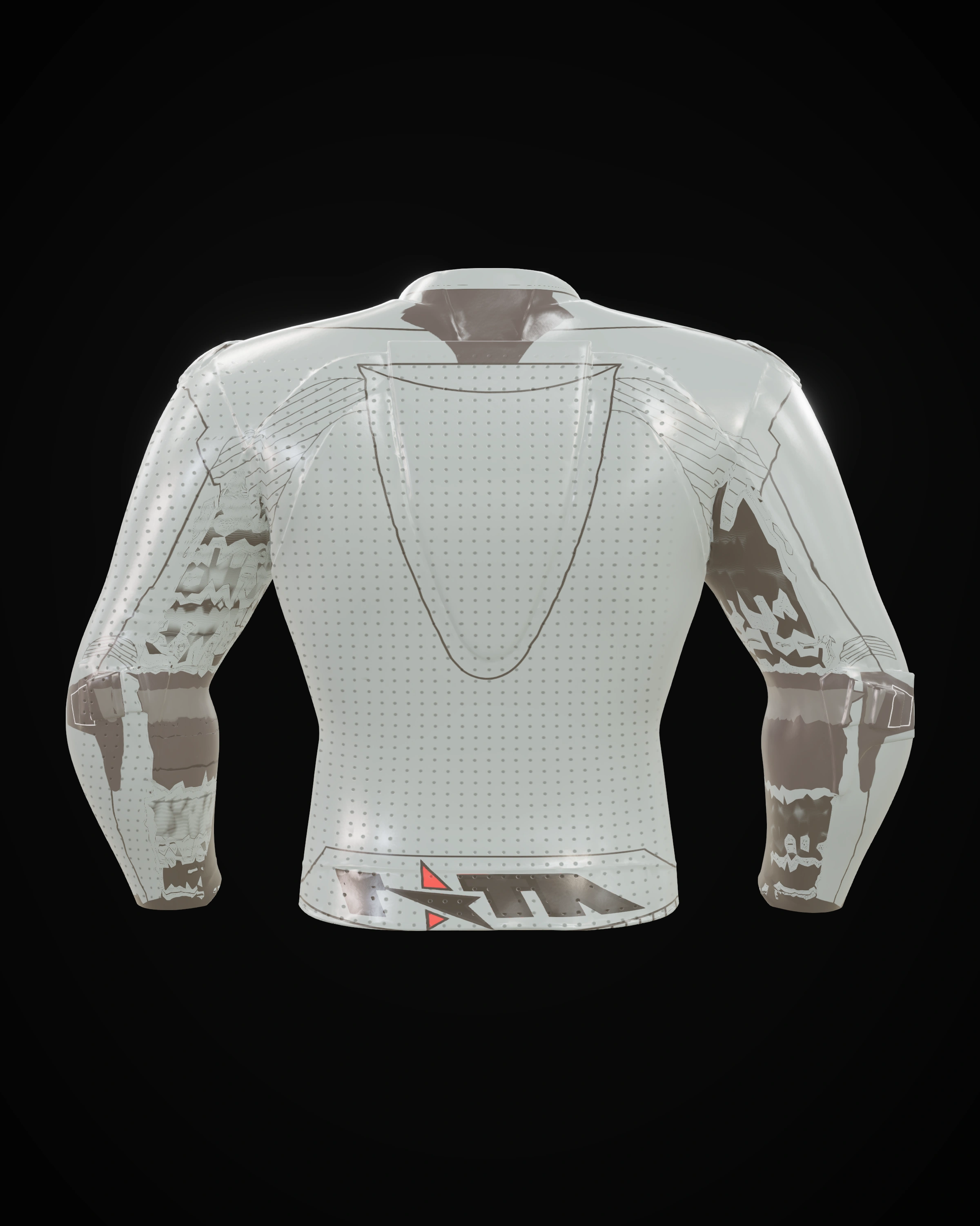 Gunmetal Jacket — Back