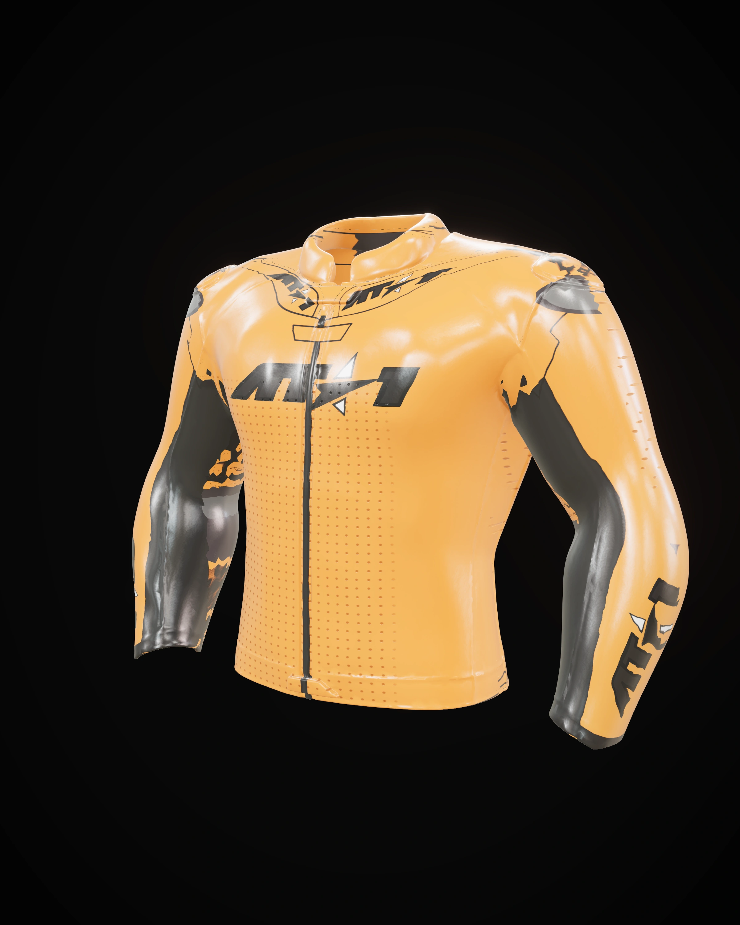 Inferno Orange Jacket motorcycle race jacket