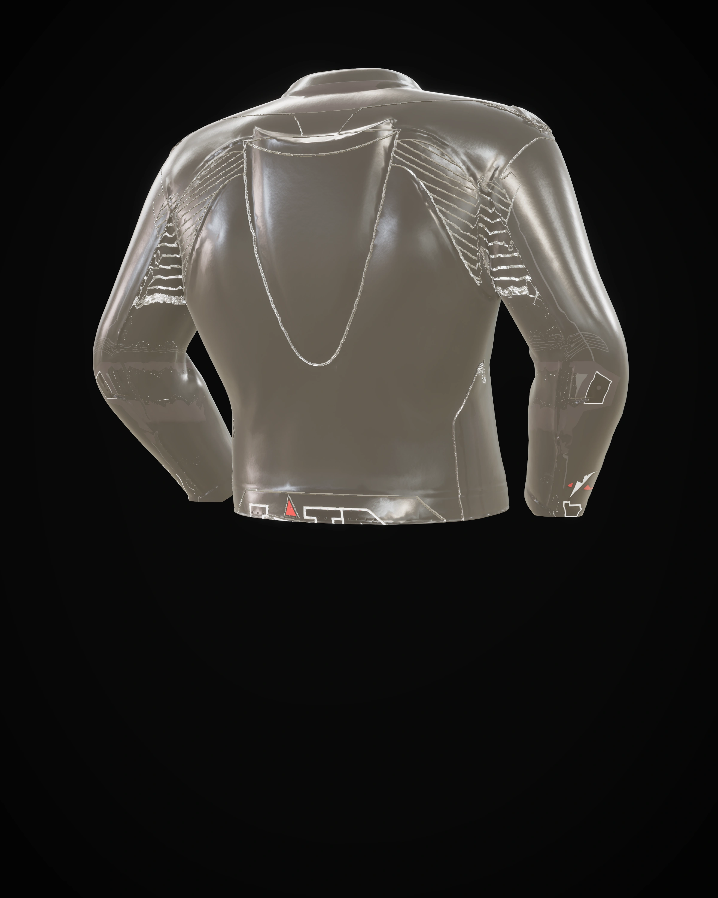 Phantom Black Jacket — Back detail