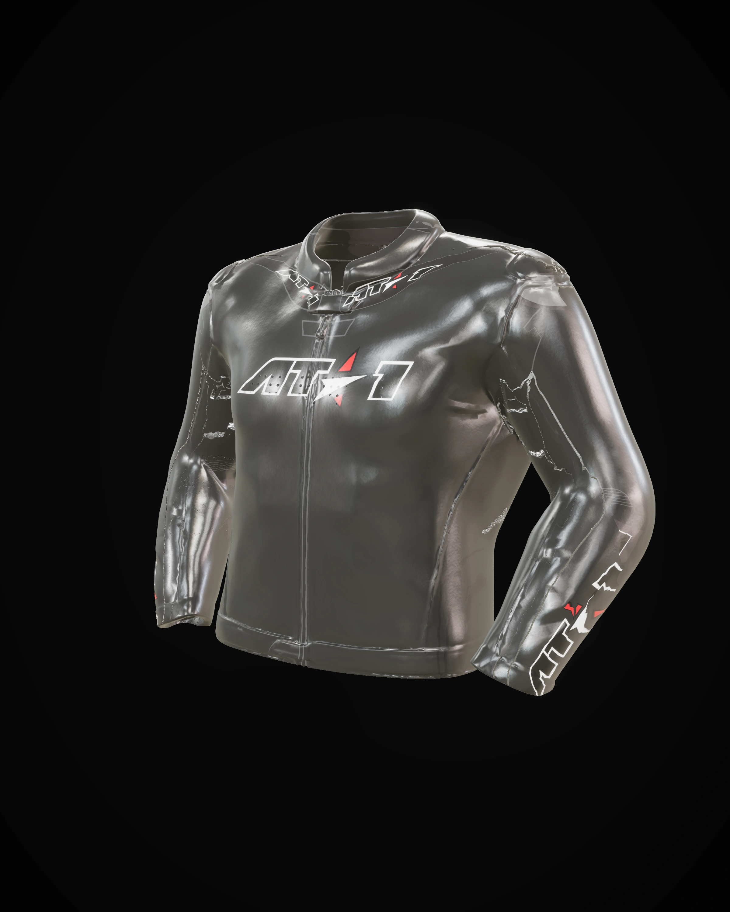 Phantom Black Jacket motorcycle race jacket