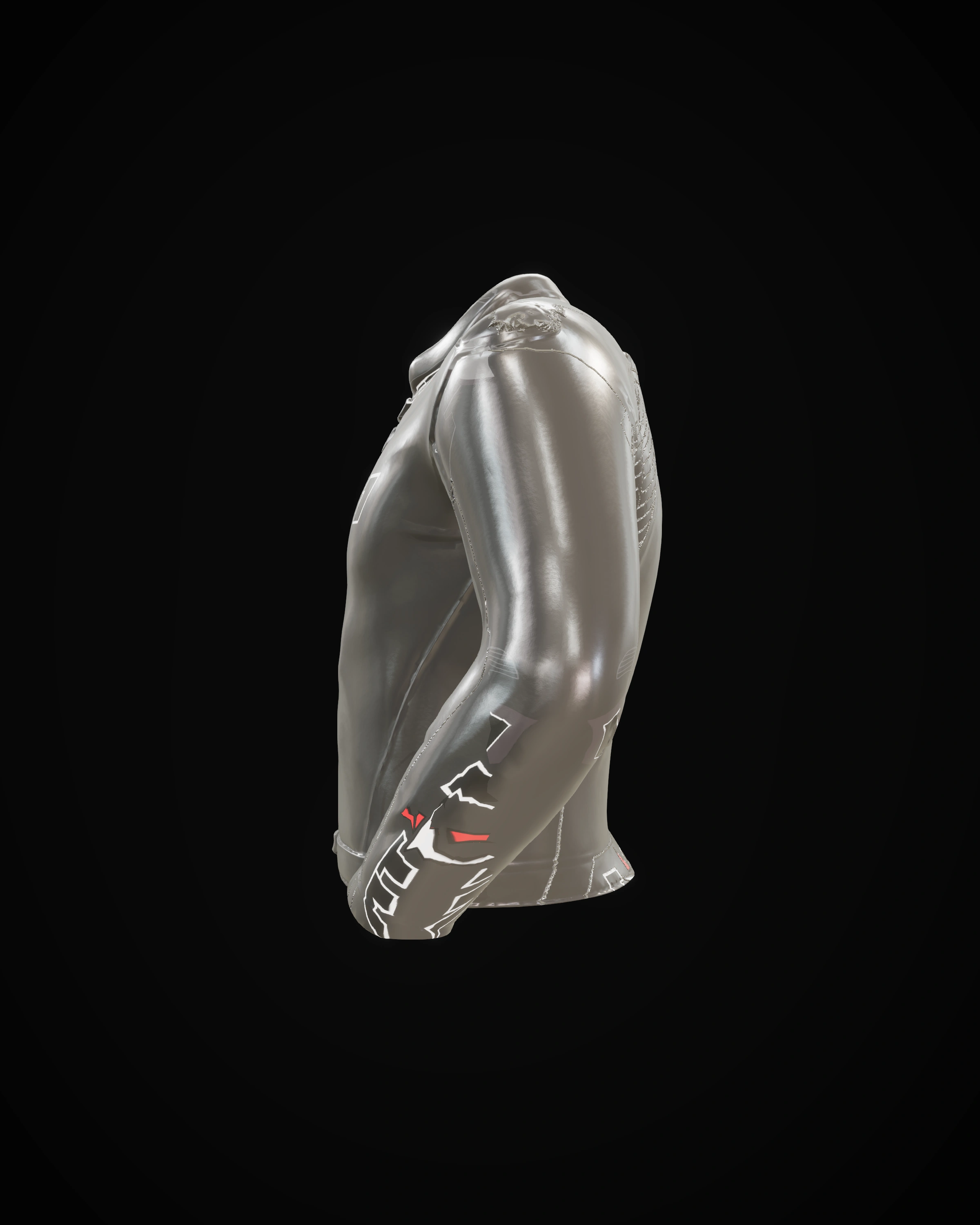 Phantom Black Jacket — Studio · high angle