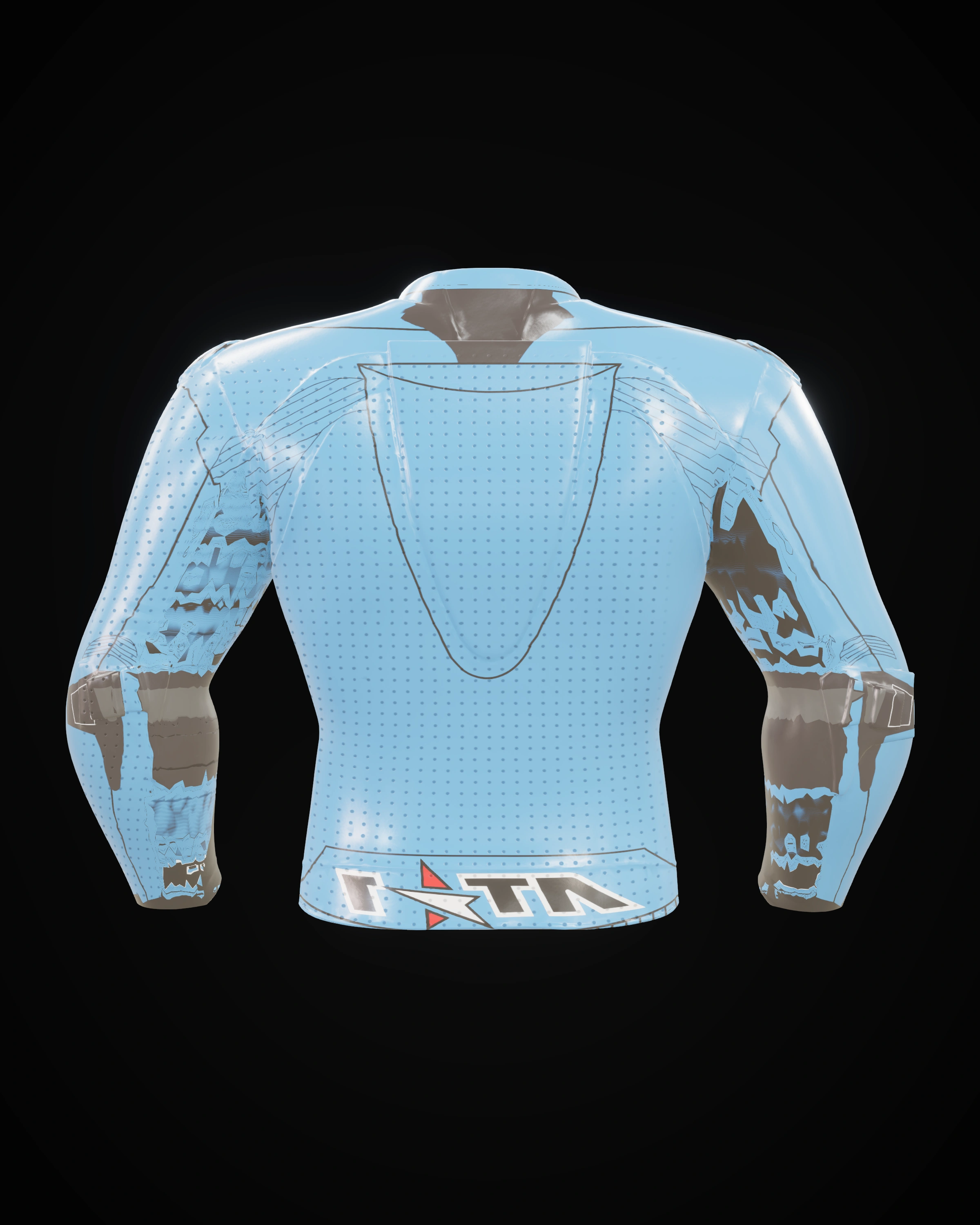 Velocity Blue Jacket — Back