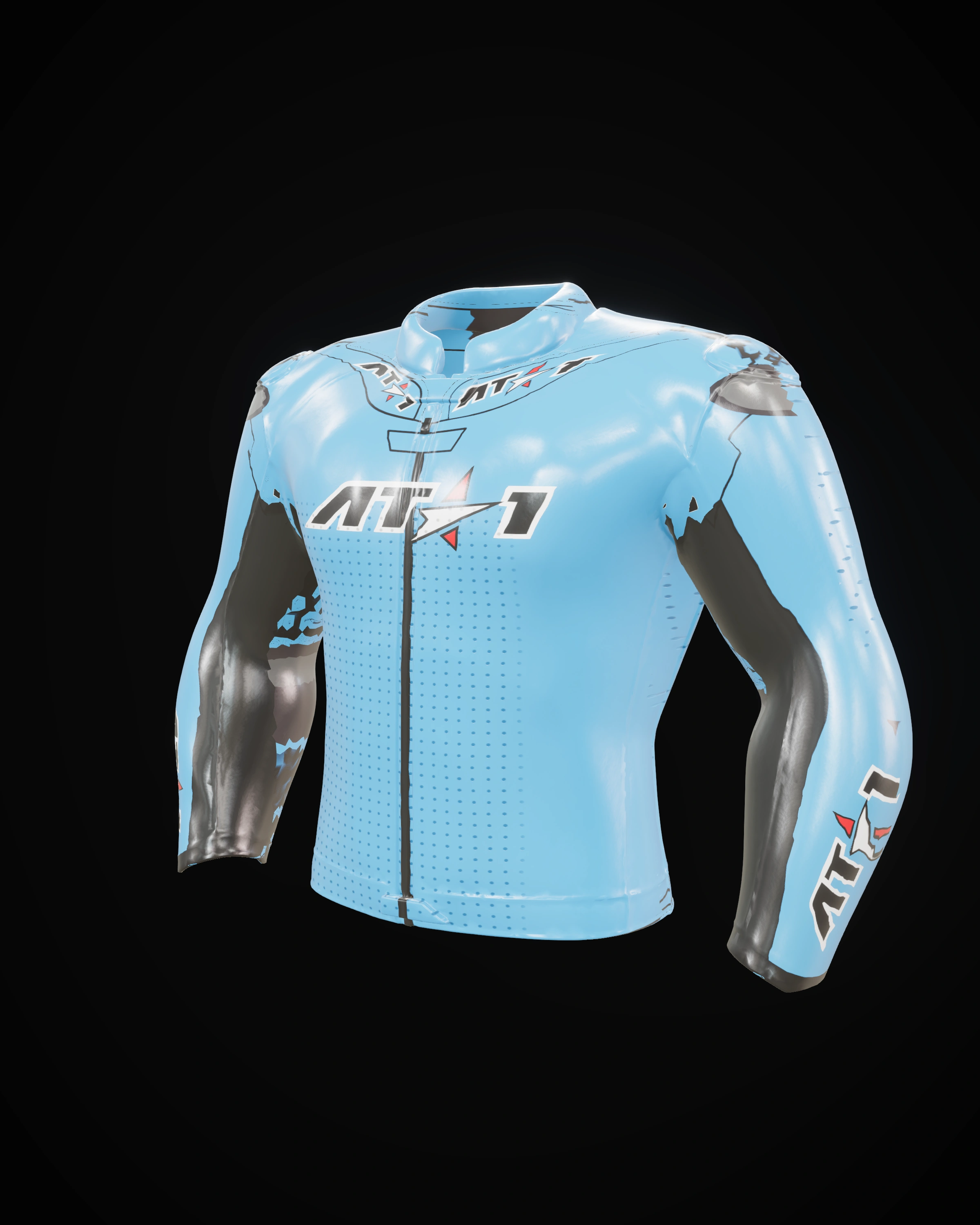Velocity Blue Jacket motorcycle race jacket