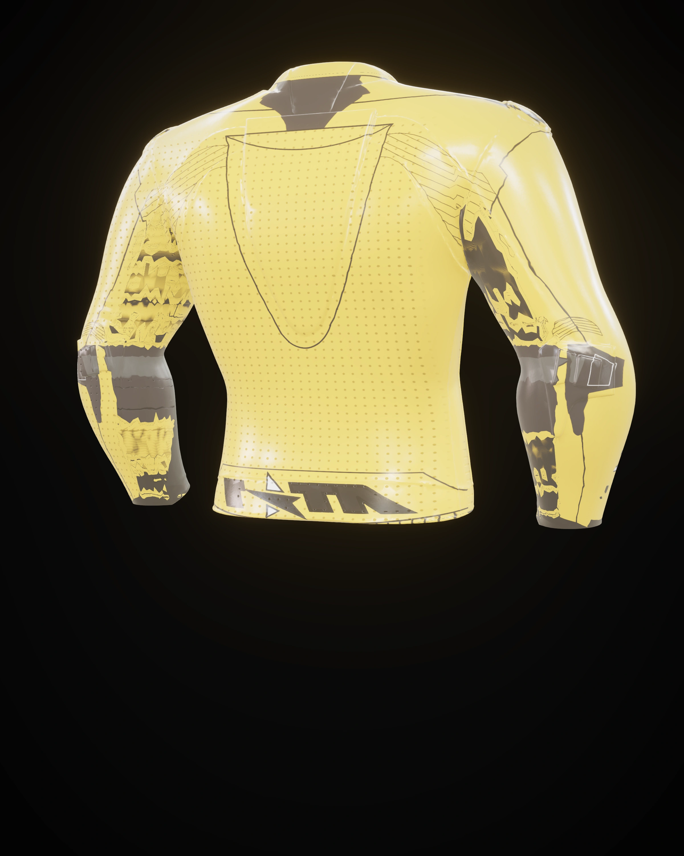Velocity Yellow Jacket — Back detail