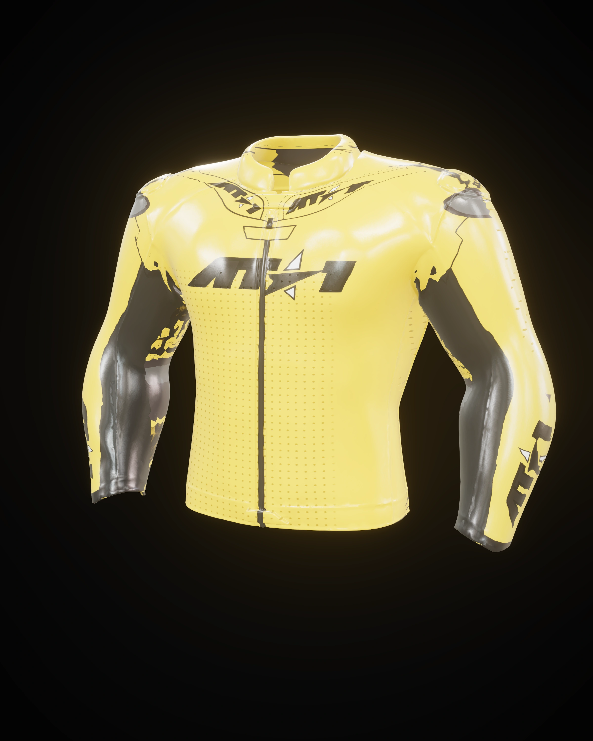 Velocity Yellow Jacket — Chest detail