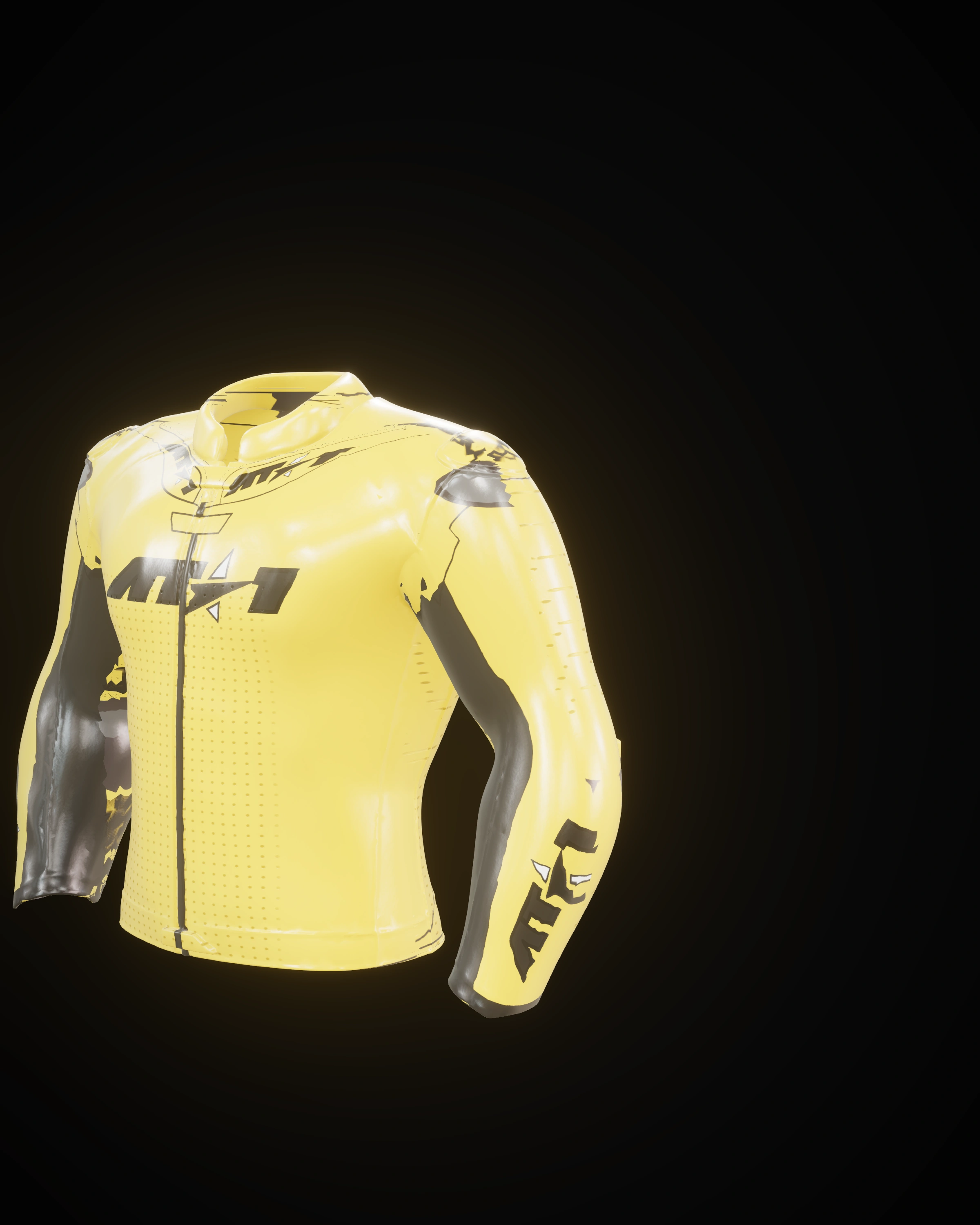 Velocity Yellow Jacket — Shoulder detail