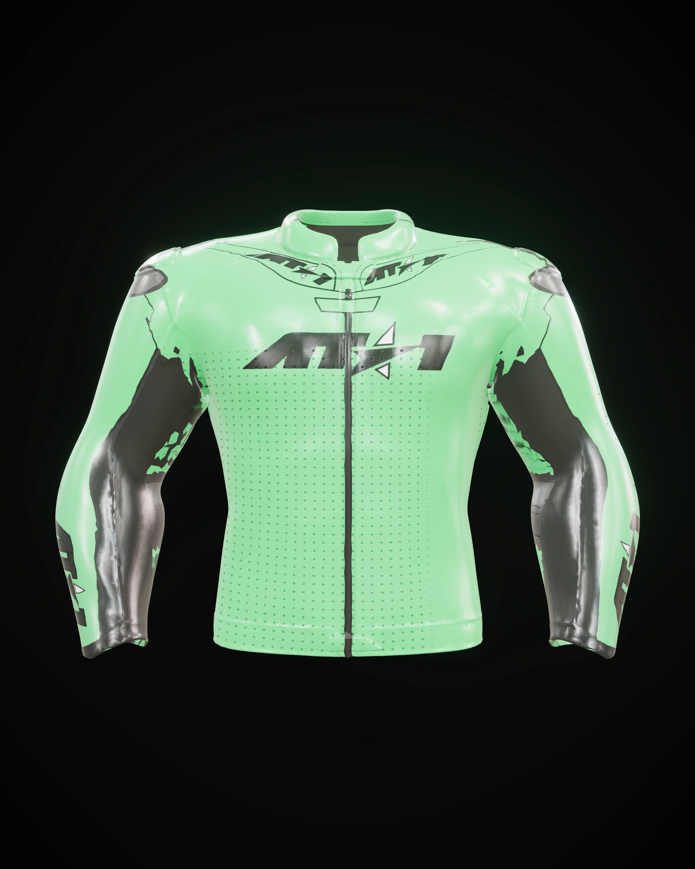 Venom Green Jacket — Back