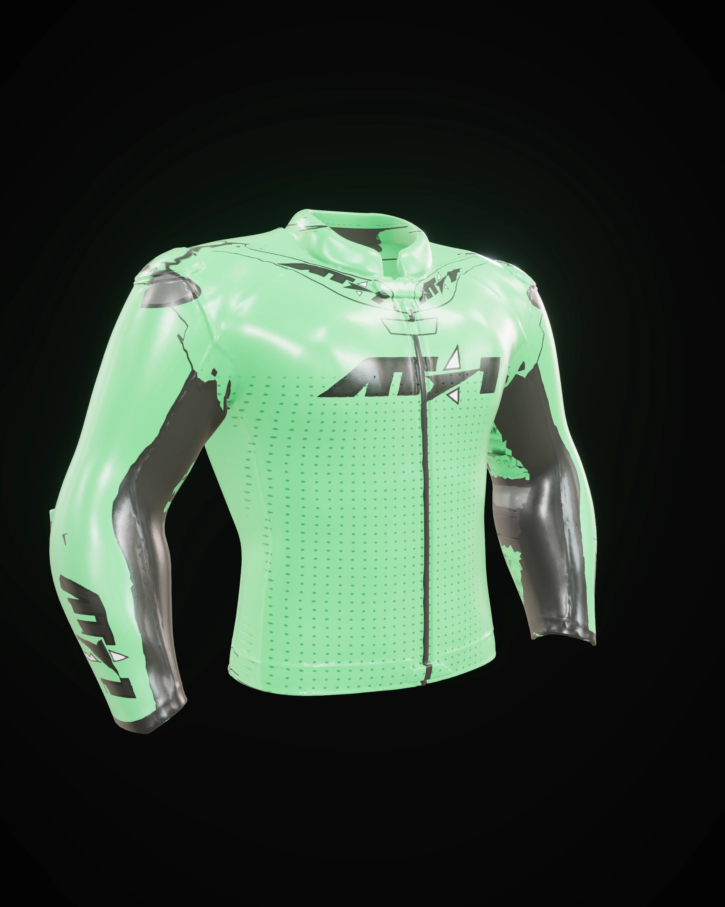 Venom Green Jacket — Front