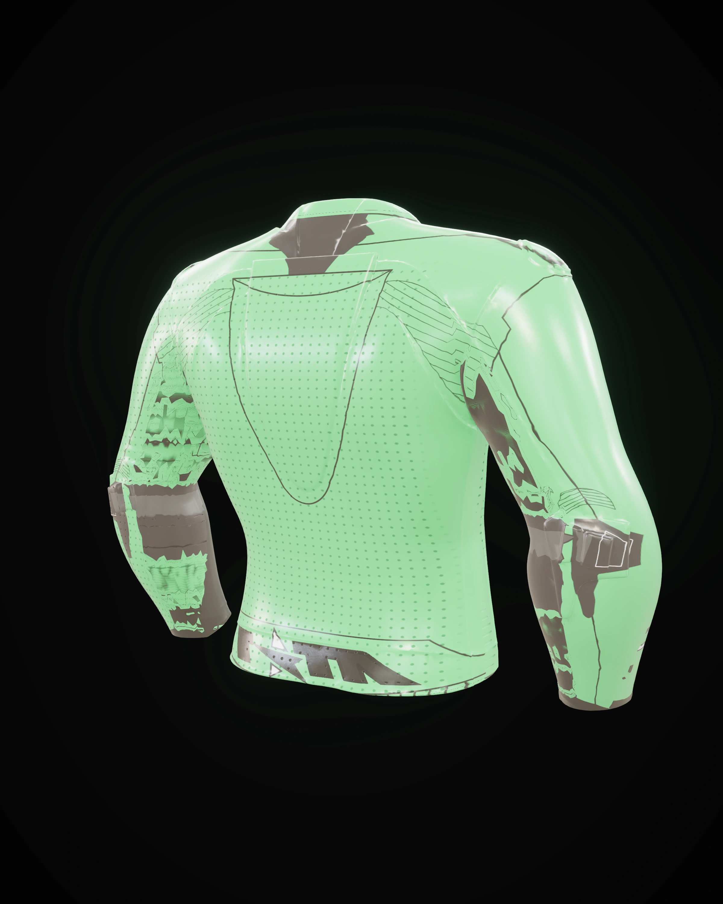 Venom Green Jacket — Profile