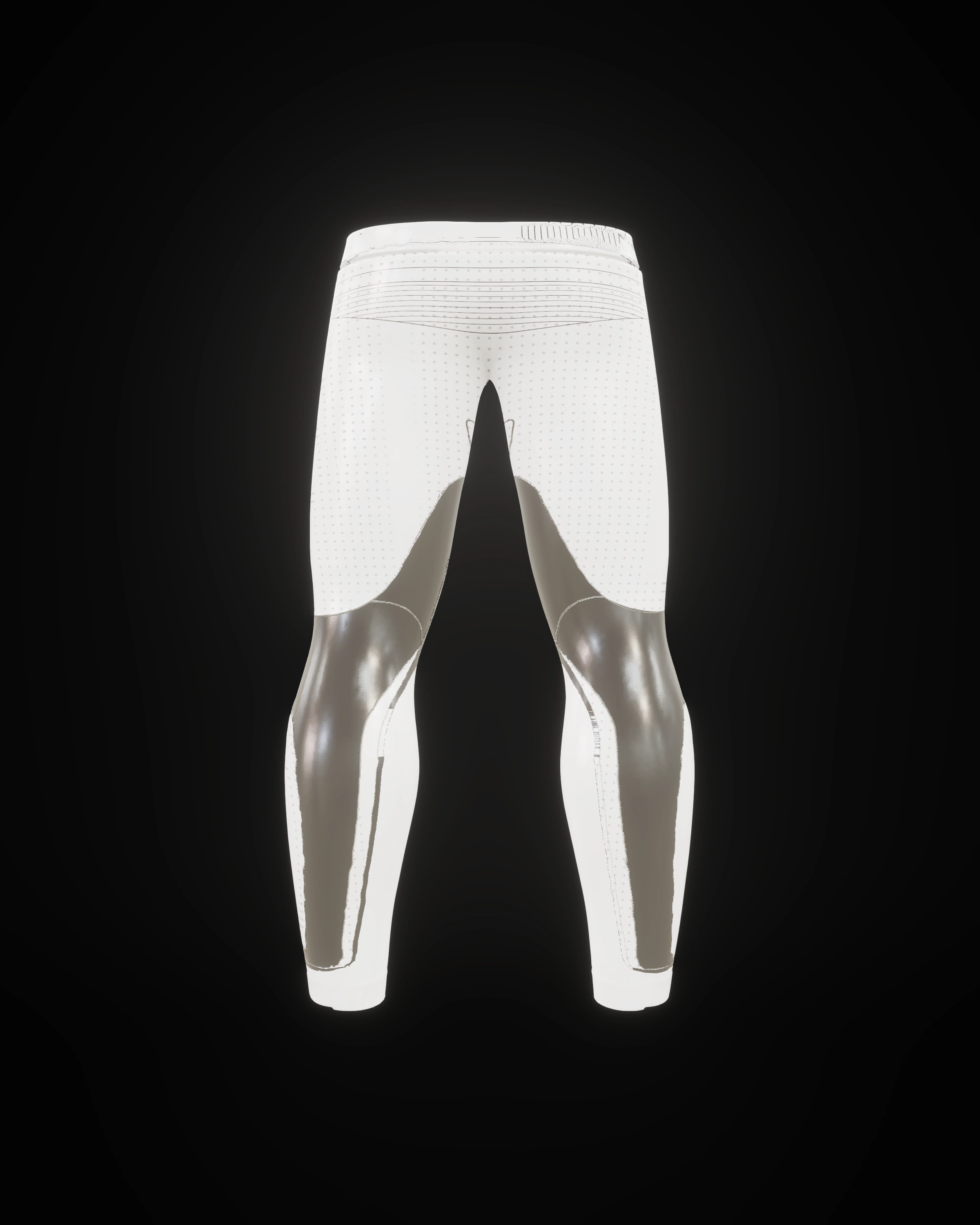 Arctic White Pants — Back