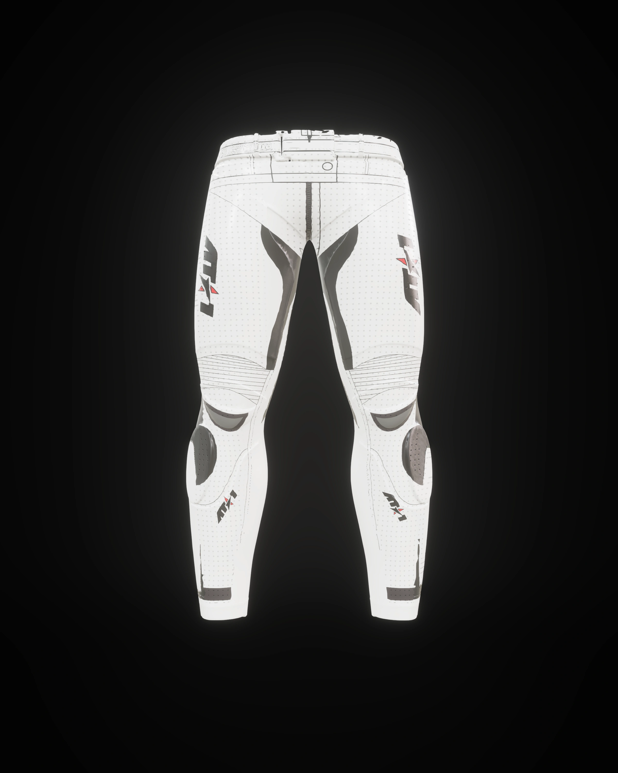 Arctic White Pants — Front