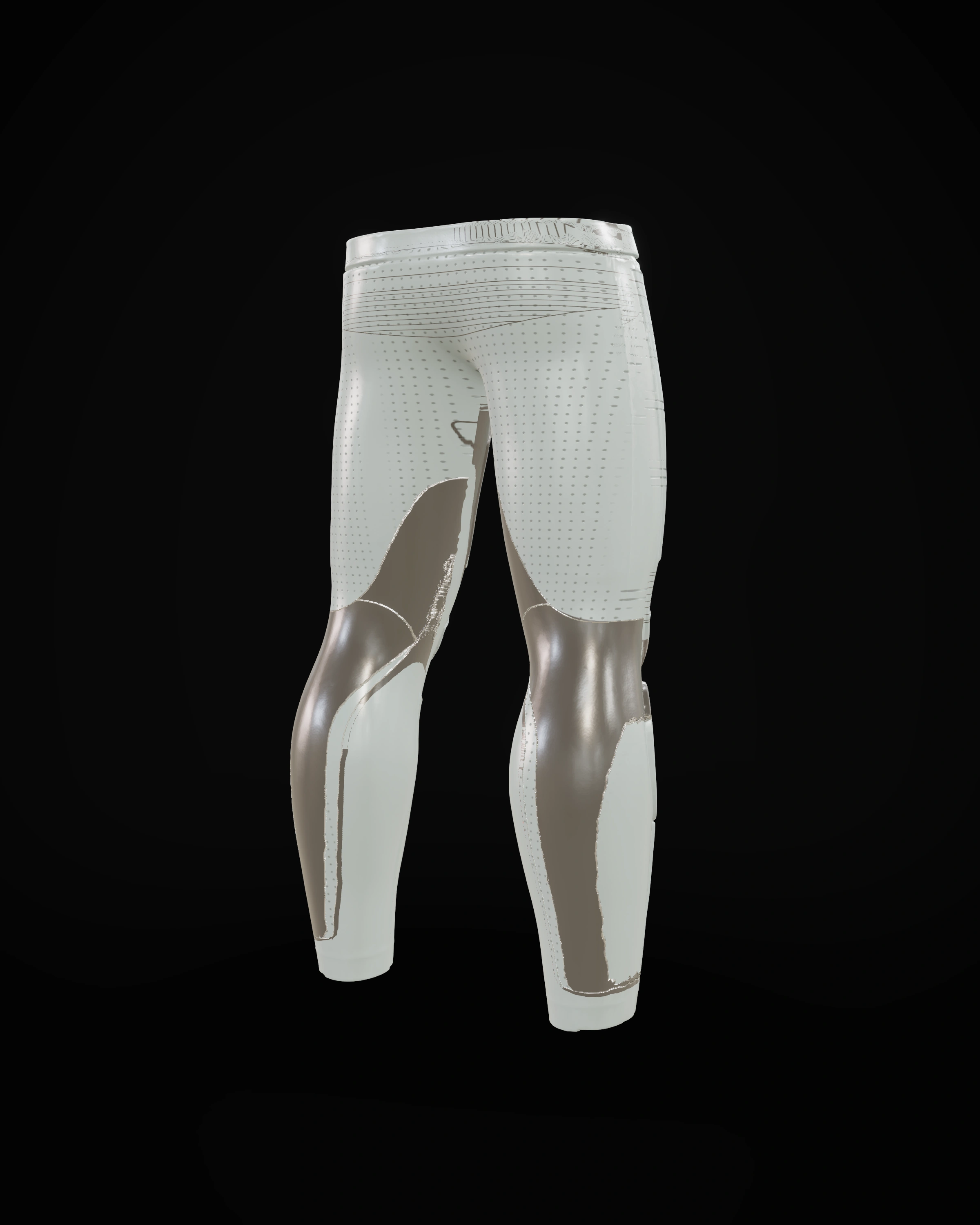 Gunmetal Pants — Back three-quarter