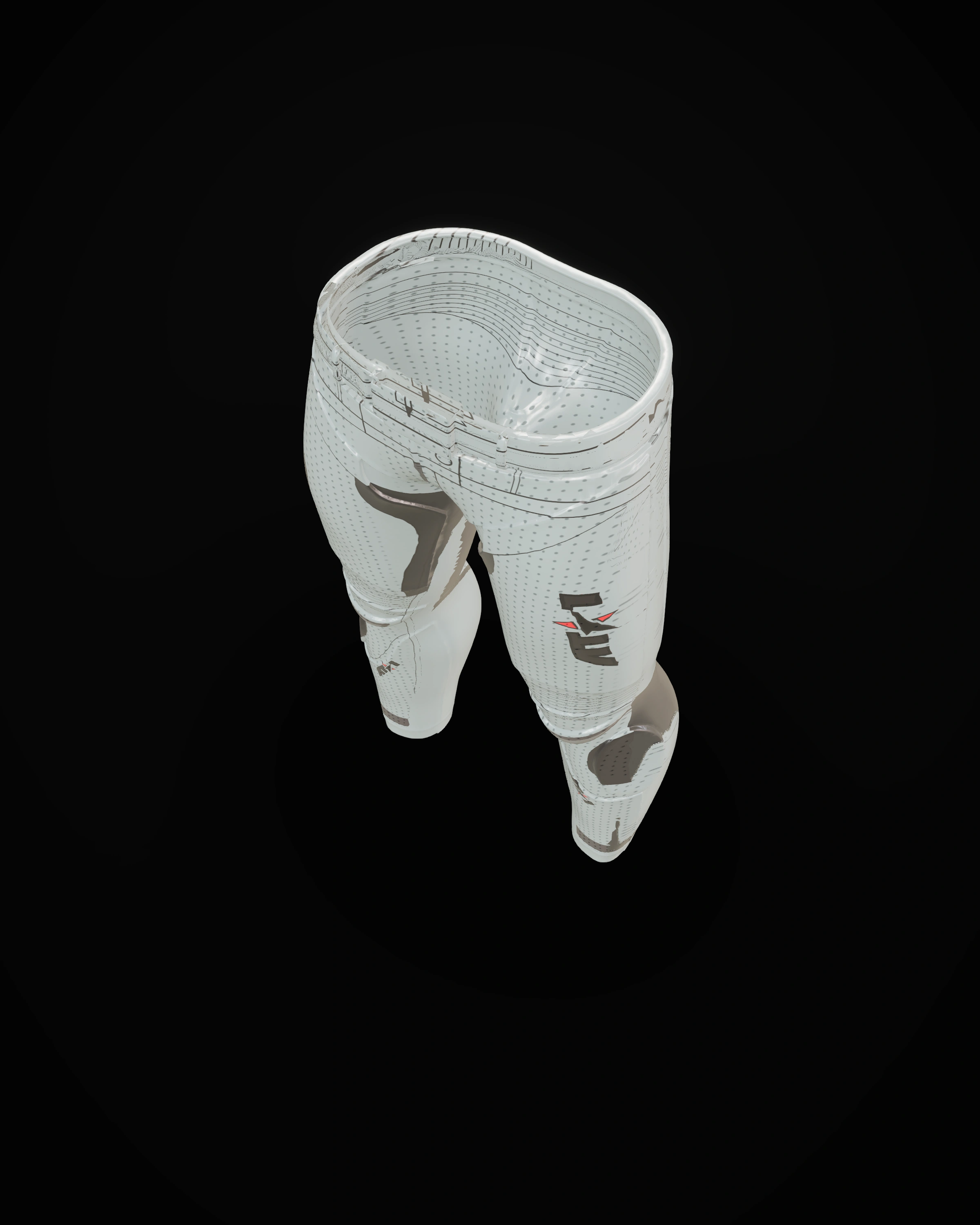 Gunmetal Pants — Studio · high angle