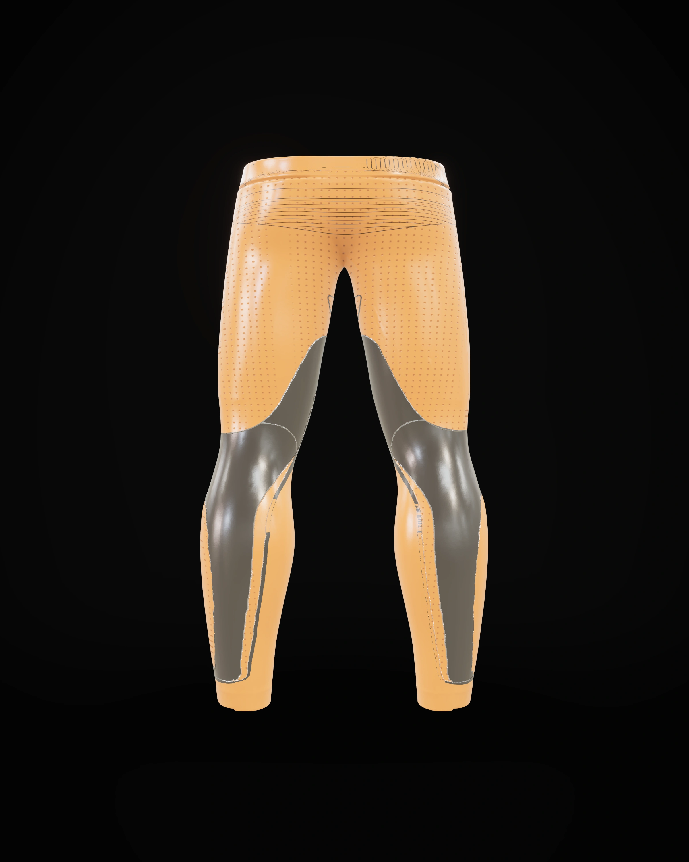 Inferno Orange Pants — Back