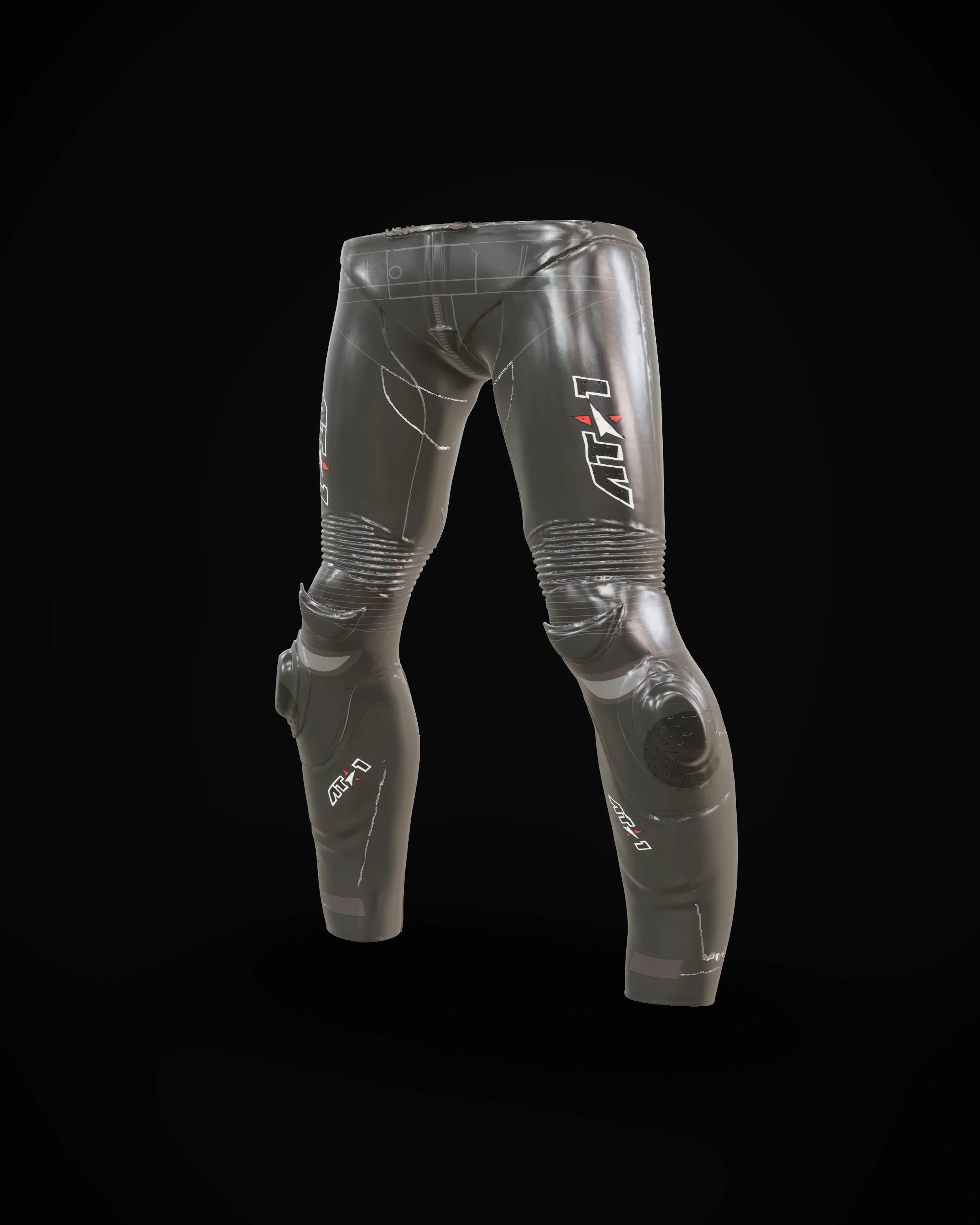 Phantom Black Pants motorcycle race pants