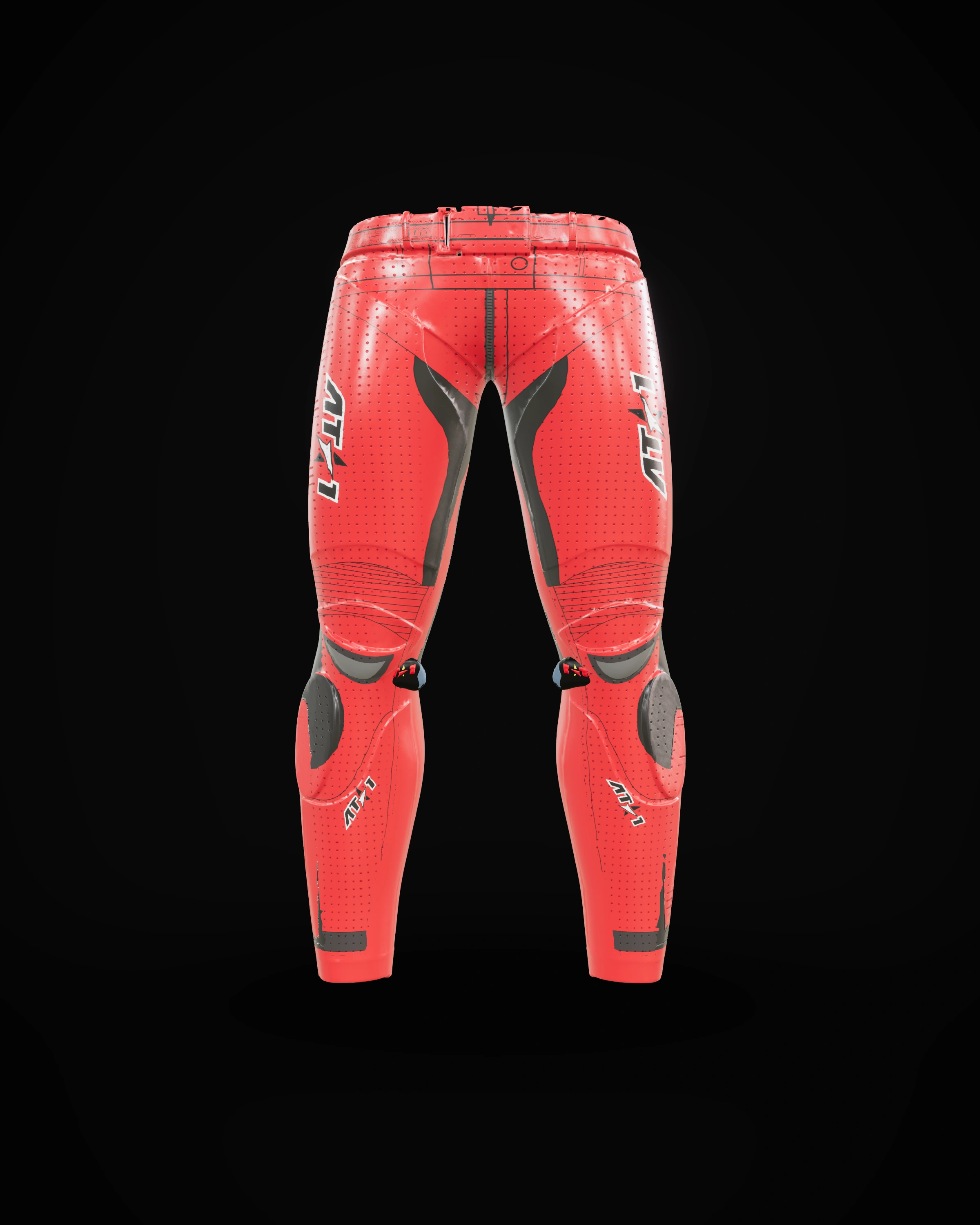 Trinidad Red Pants — Back