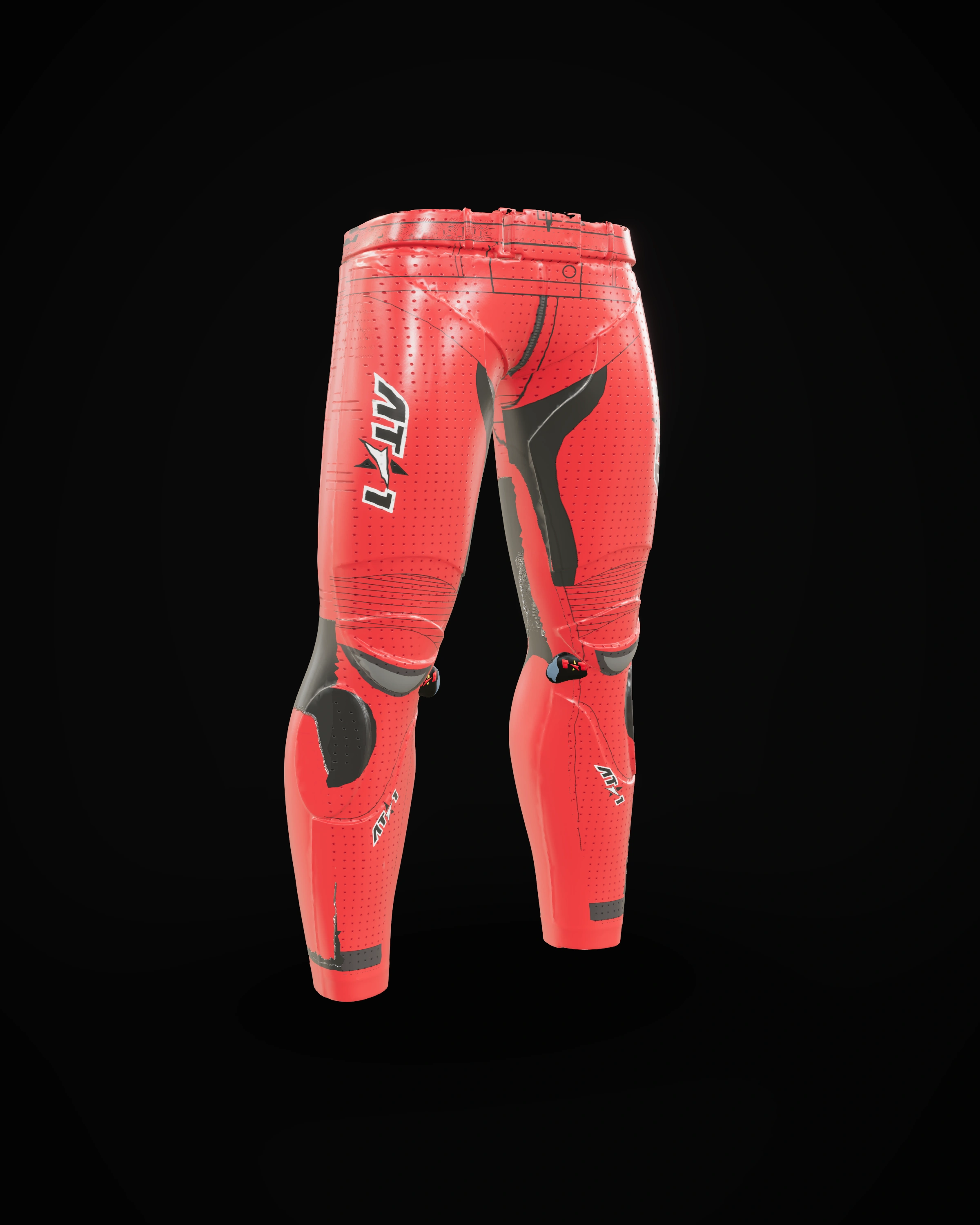Trinidad Red Pants — Front