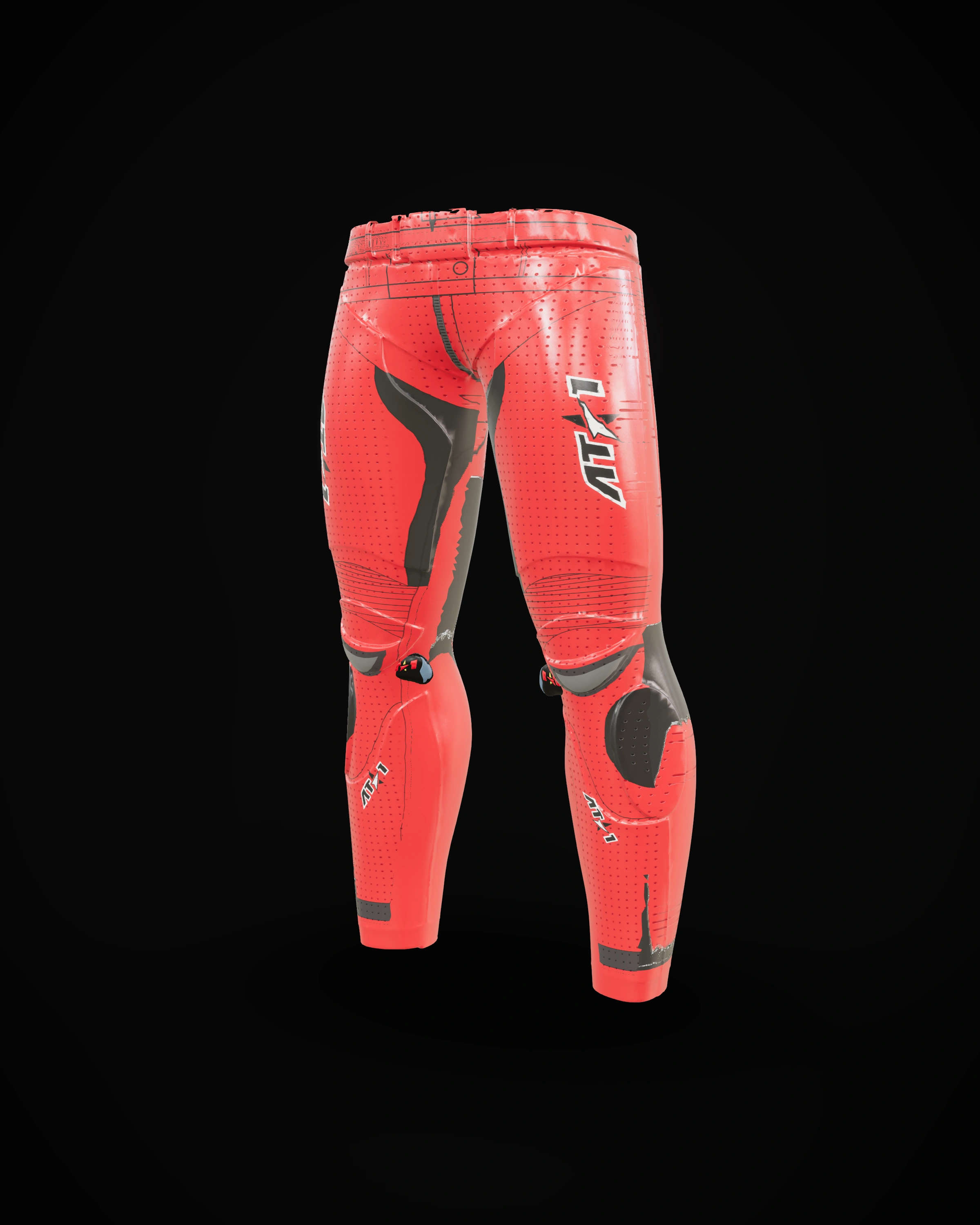 Trinidad Red Pants motorcycle race pants