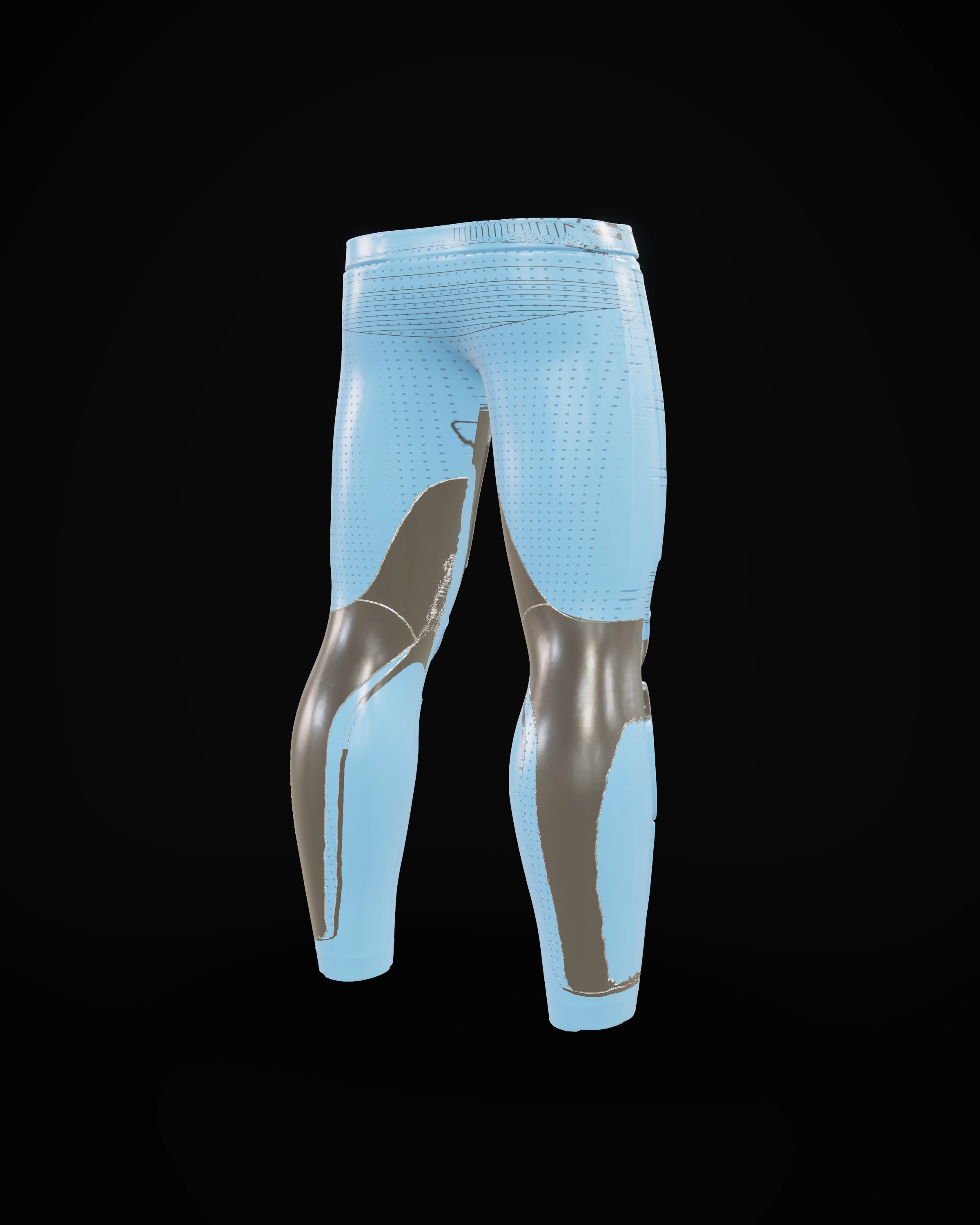 Velocity Blue Pants — Back three-quarter
