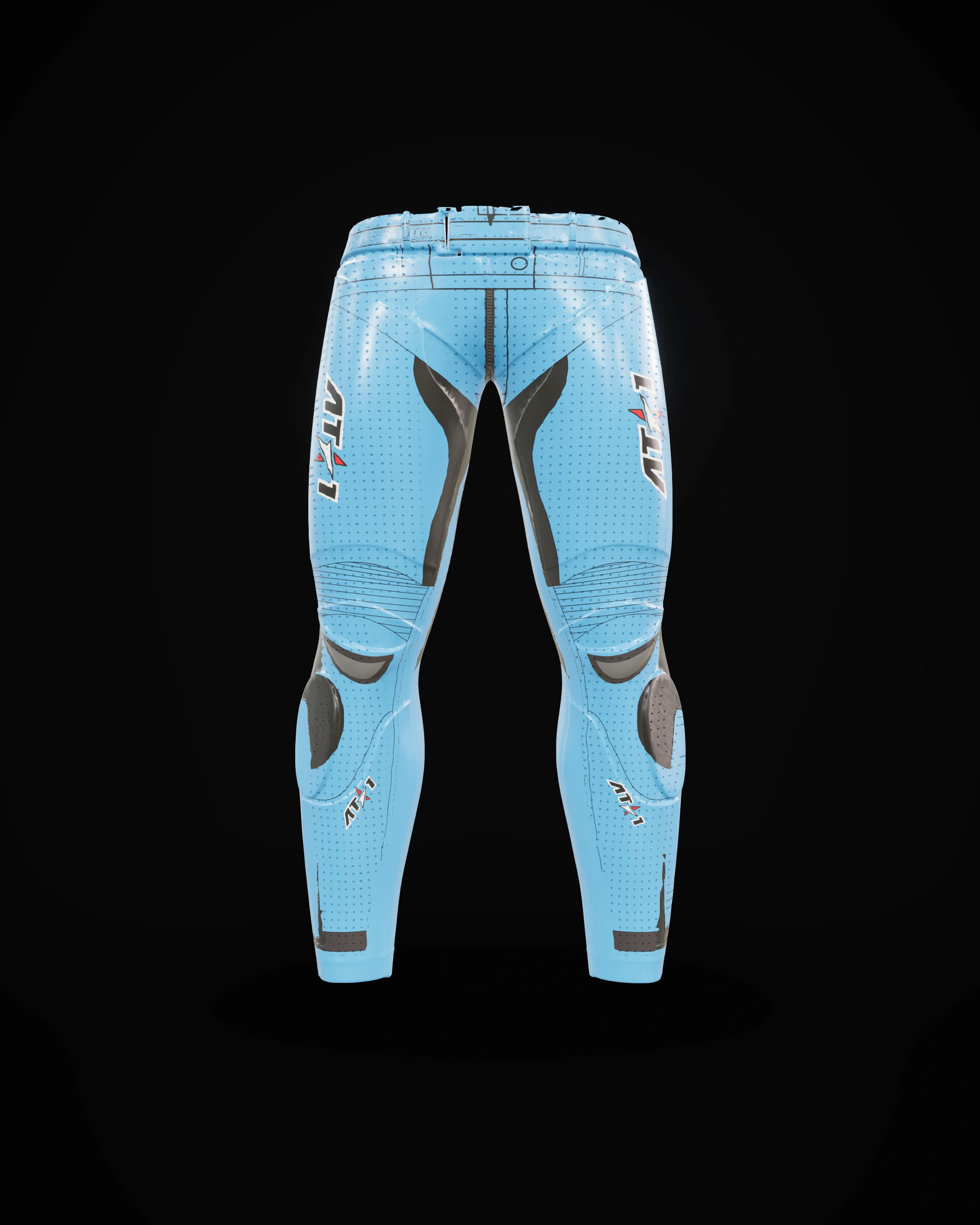 Velocity Blue Pants — Front