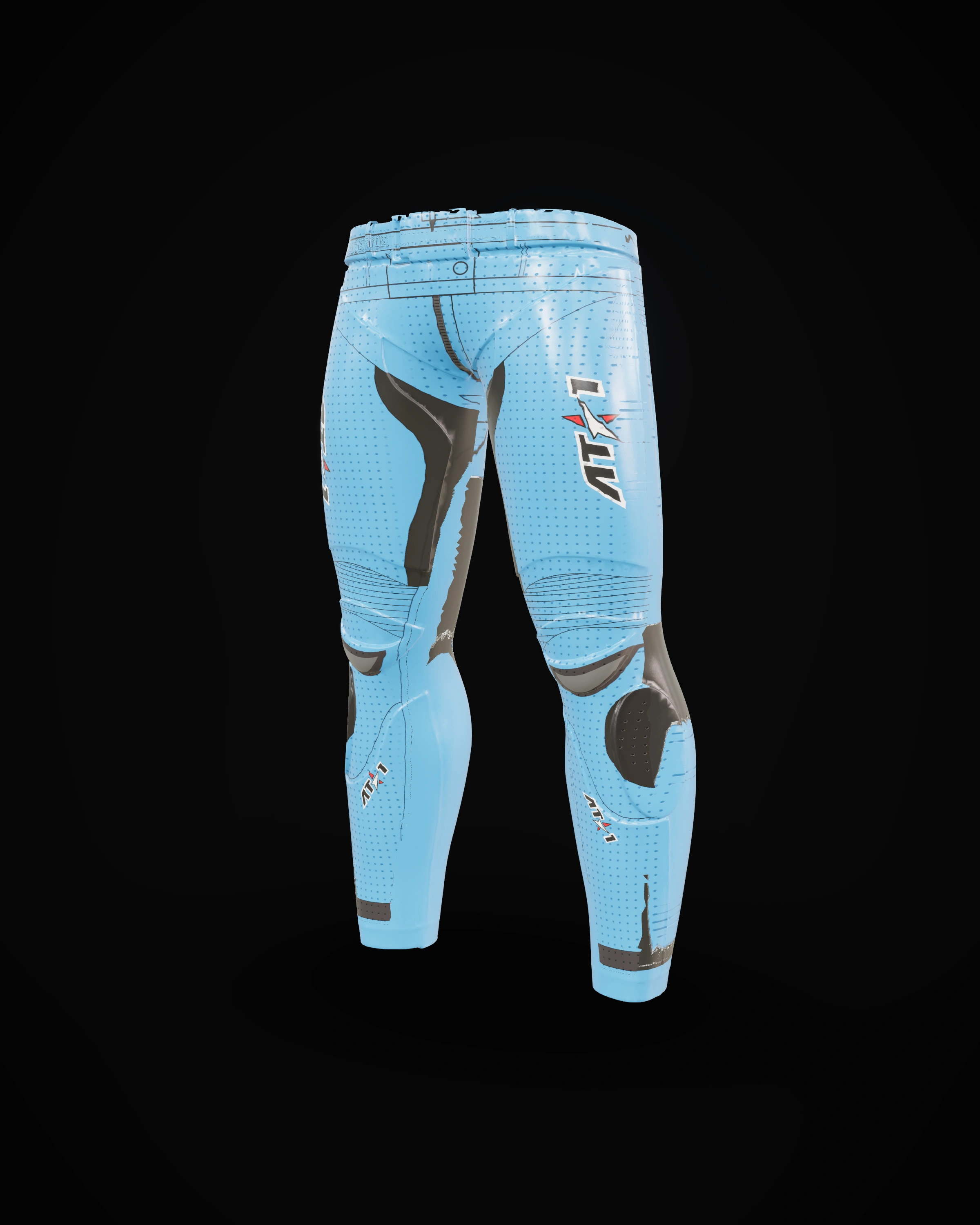 Velocity Blue Pants motorcycle race pants