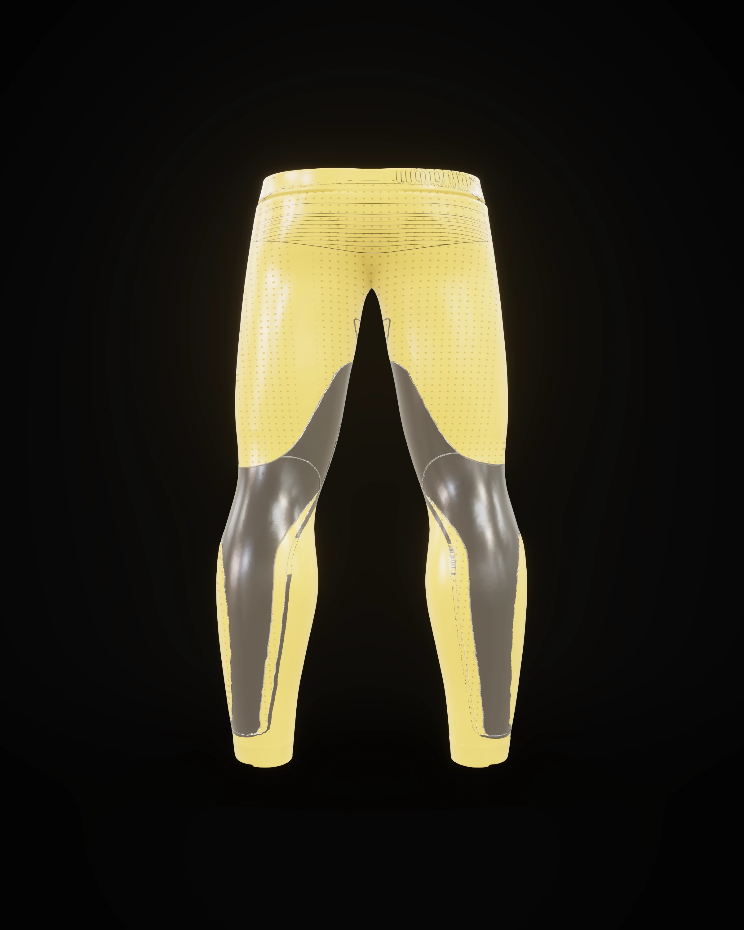 Velocity Yellow Pants — Back