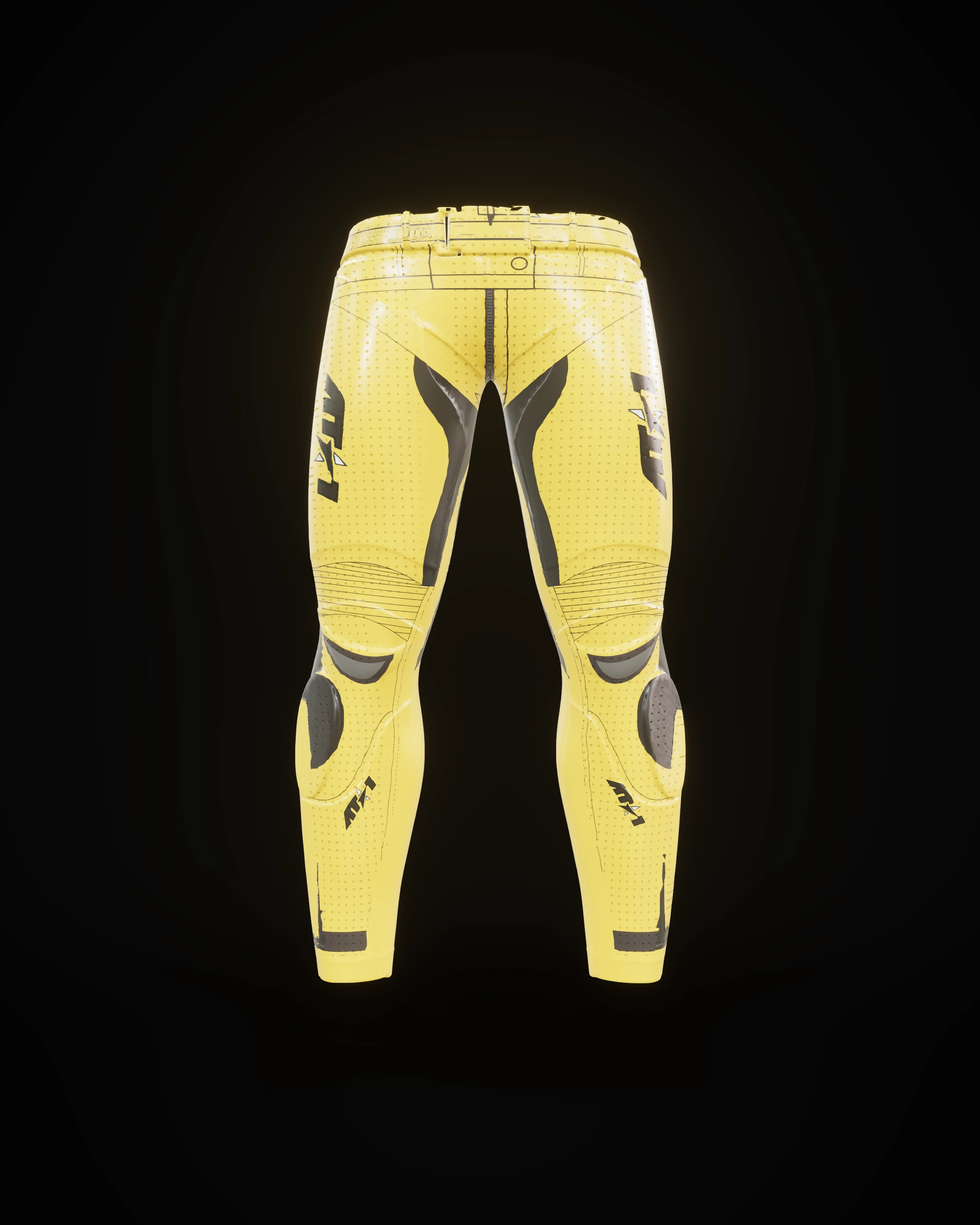 Velocity Yellow Pants — Front