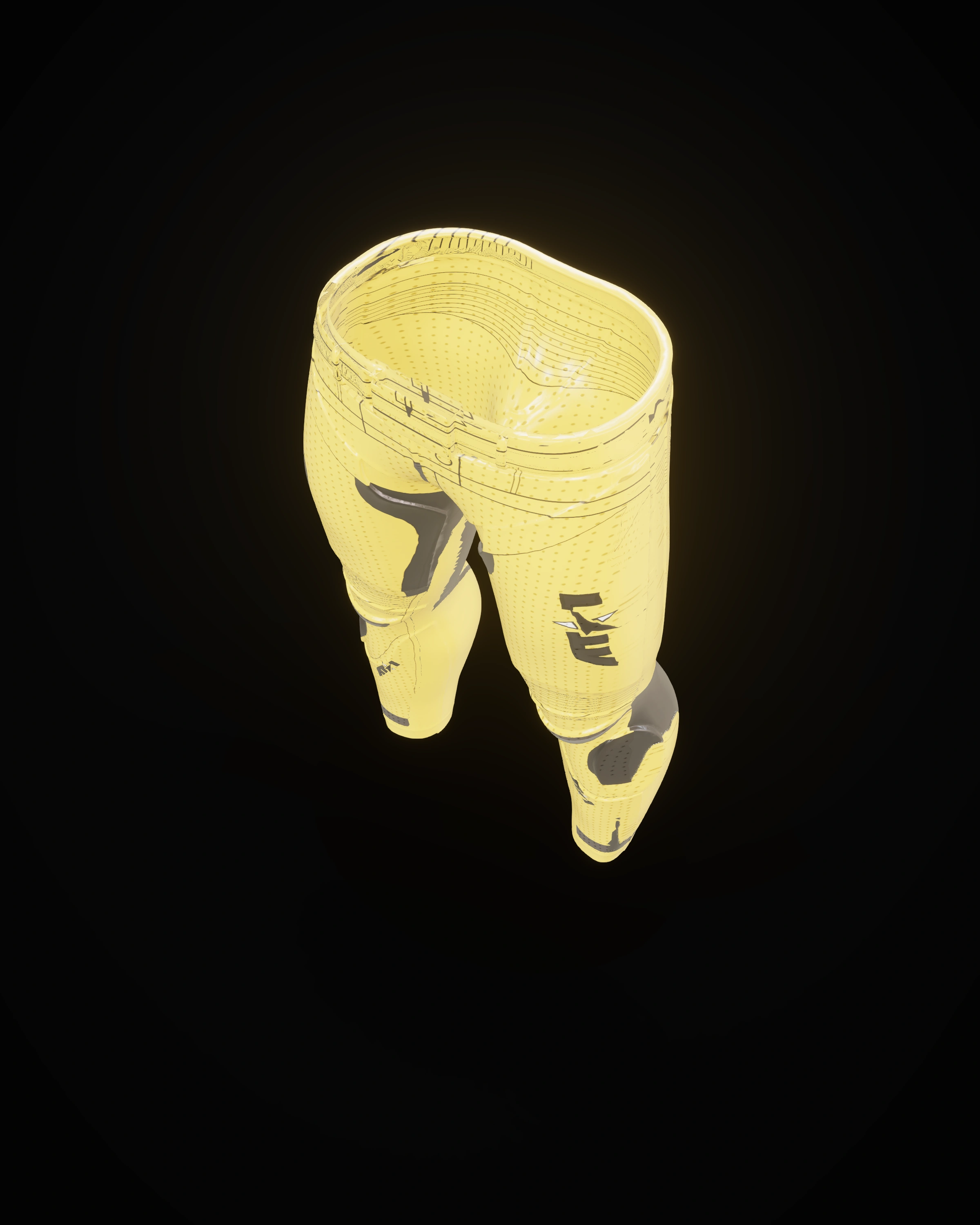 Velocity Yellow Pants — Studio · high angle