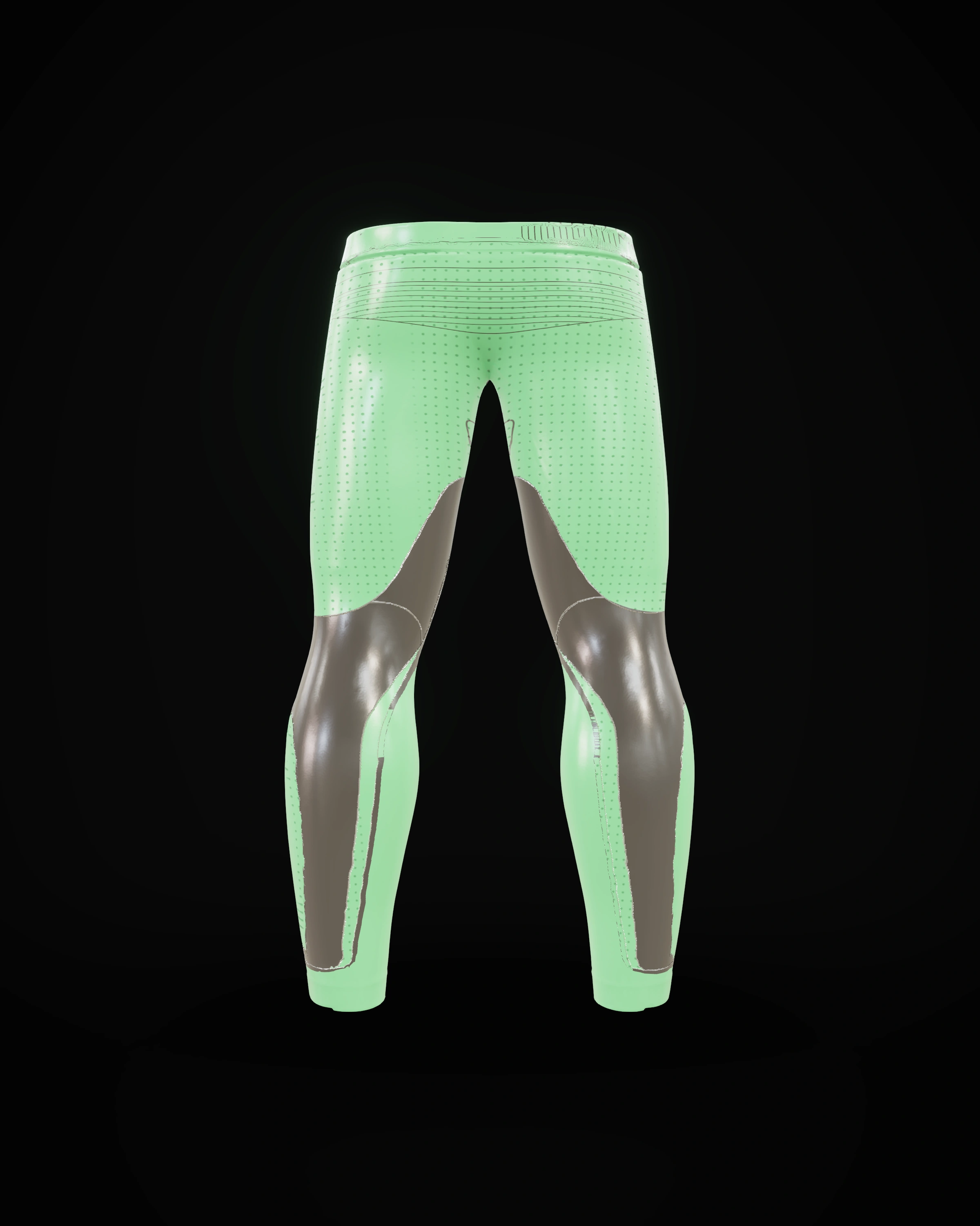 Venom Green Pants — Back