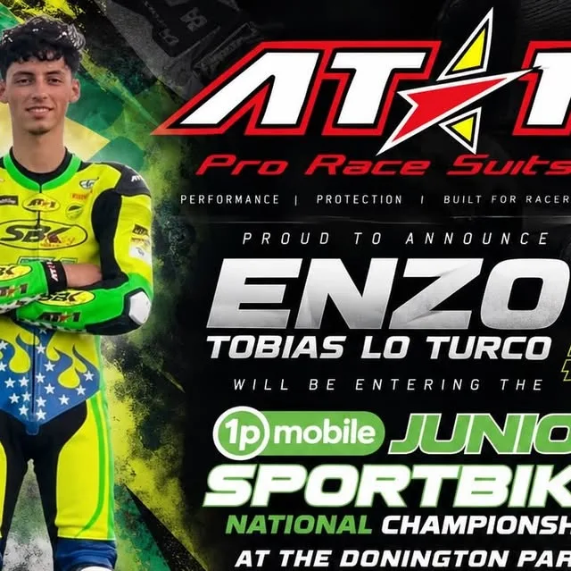 Enzo Lo Turco announcing his AT1-backed Junior Sportbike National Championship campaign