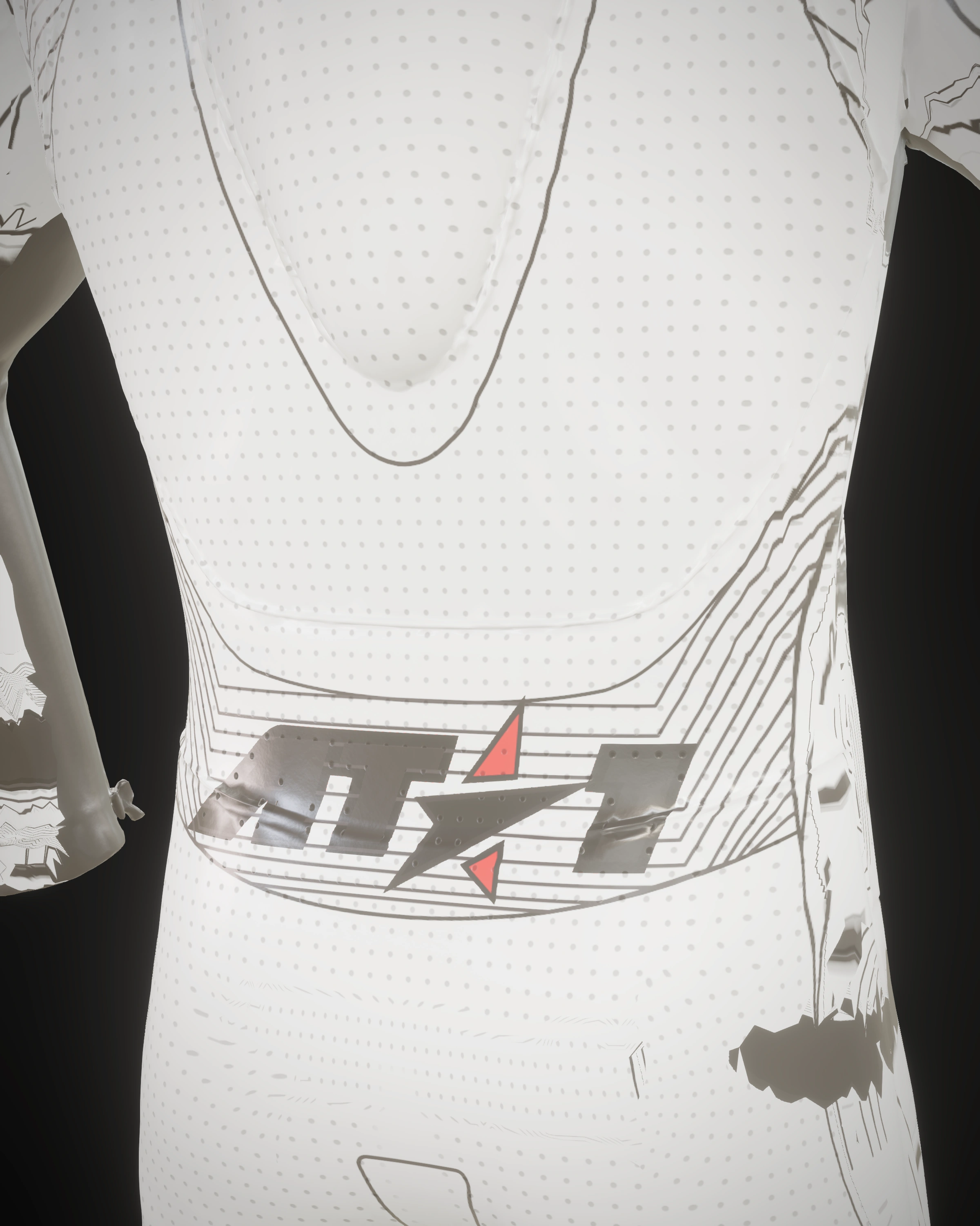 Arctic White — Shoulder detail