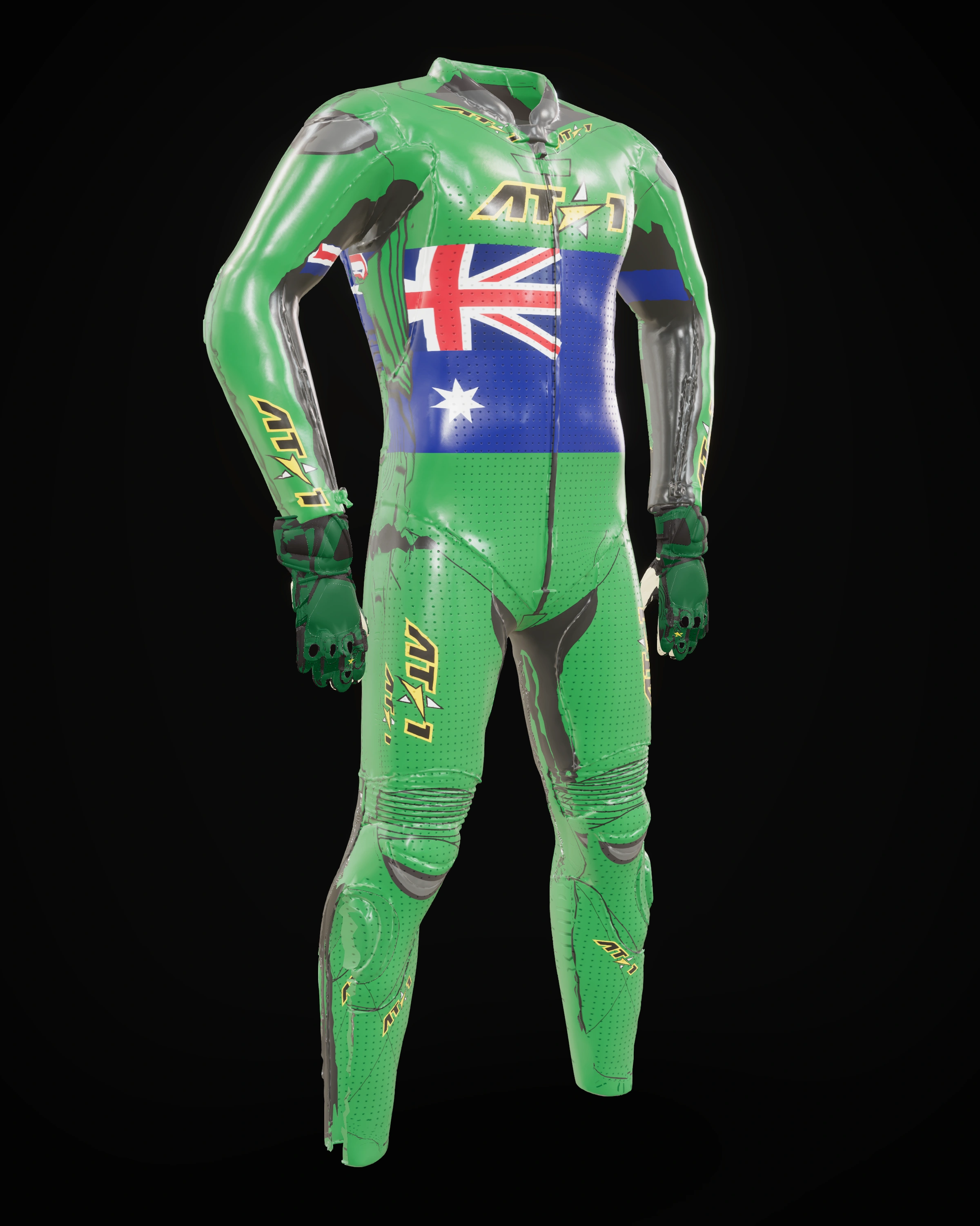 Green & Gold — Studio · front three-quarter (left)