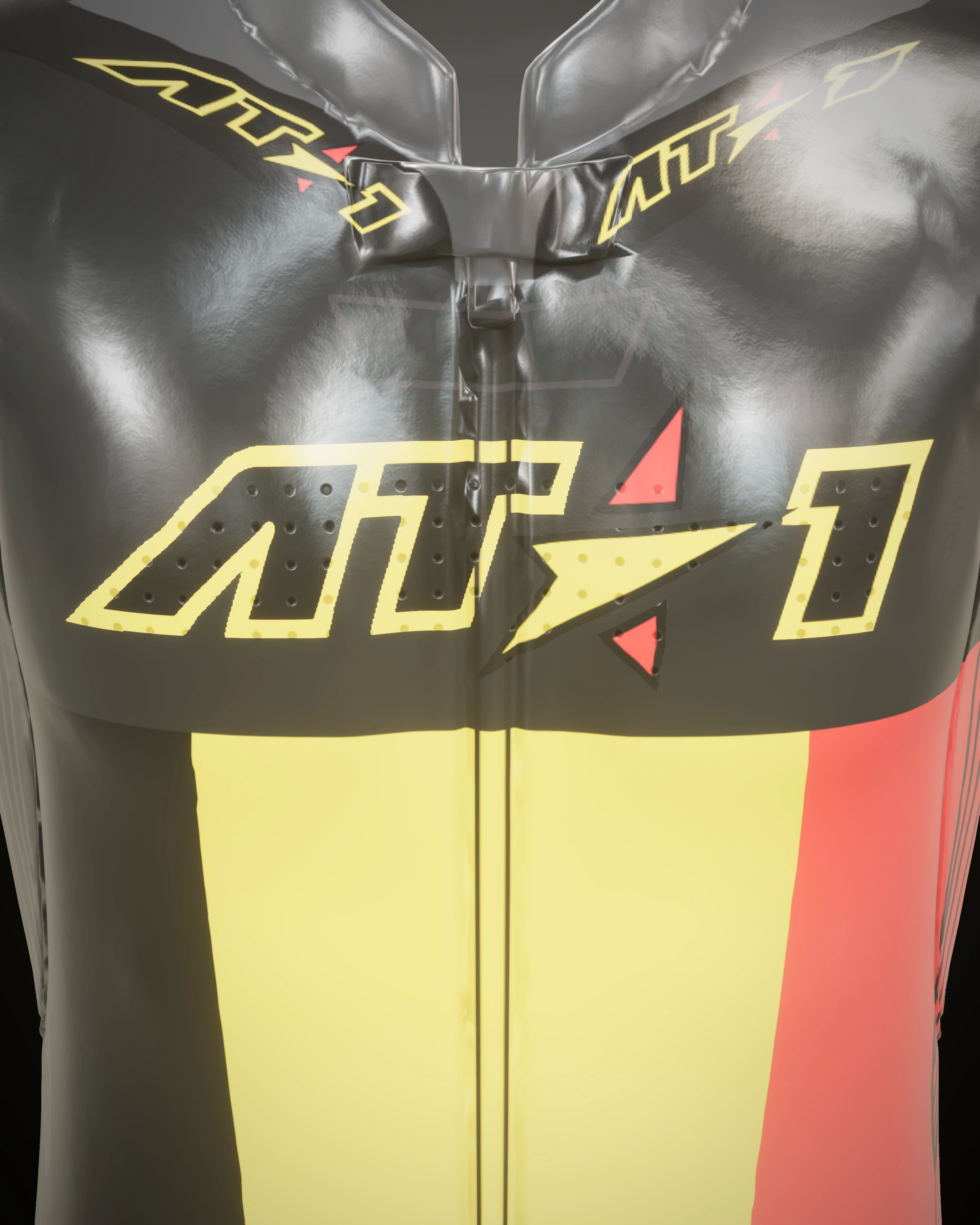 Belgium — Collar & zip detail