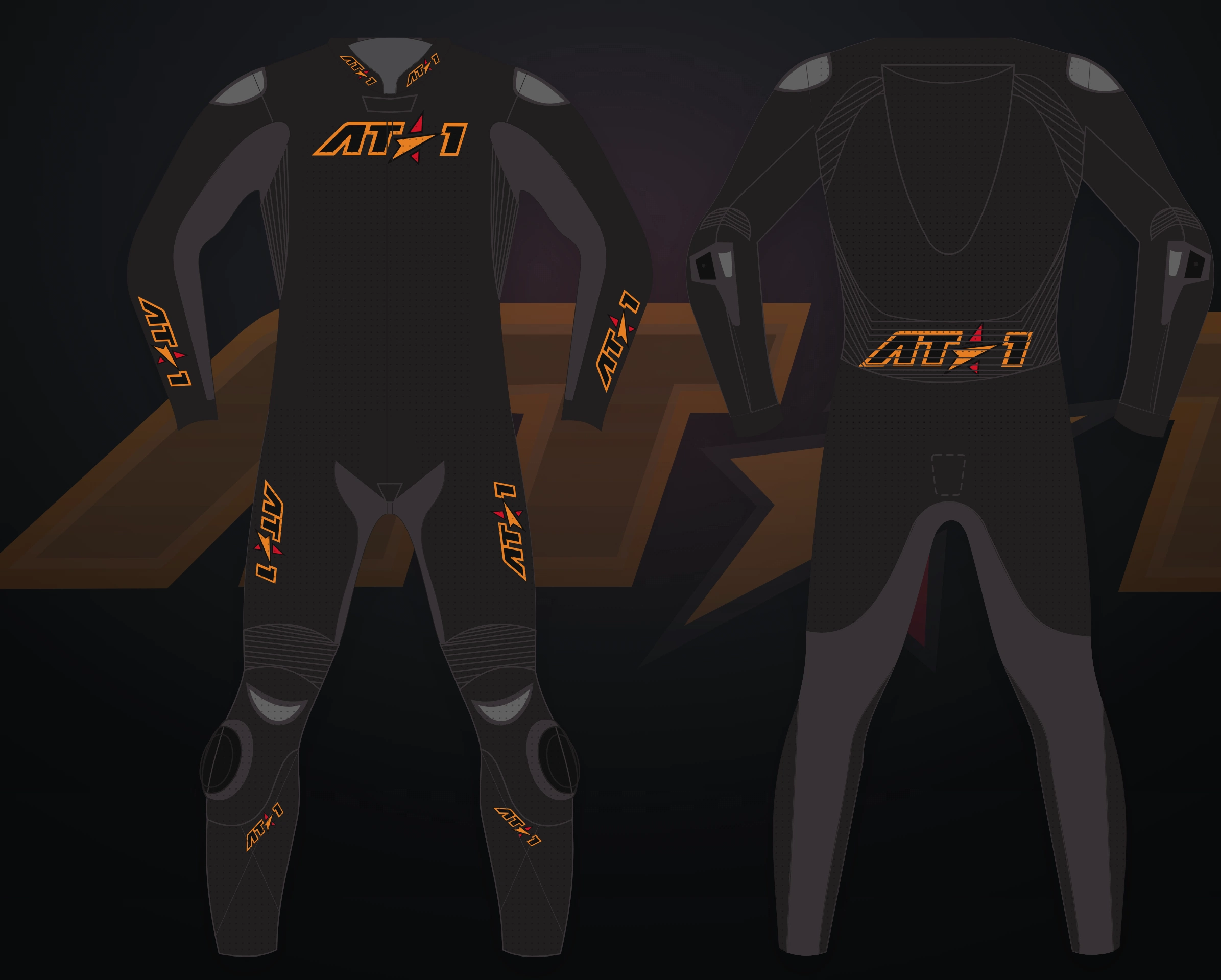Black Inferno — Technical flat