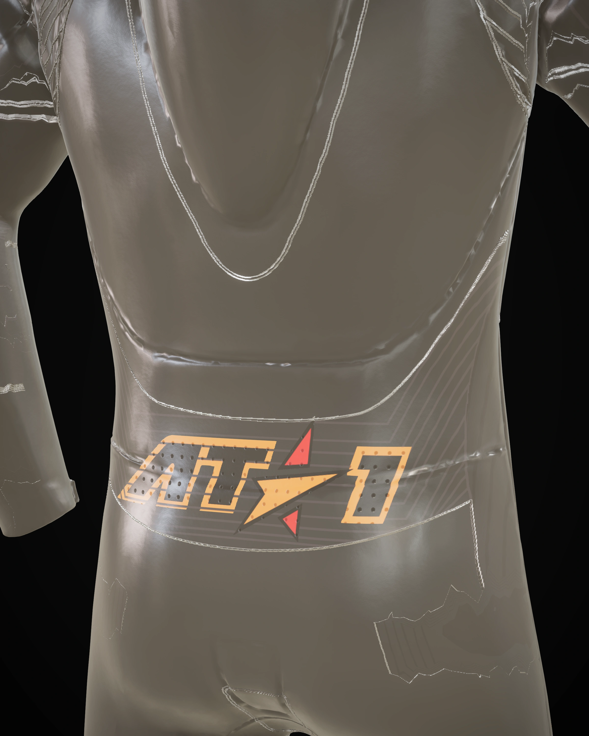Black Inferno — Shoulder detail