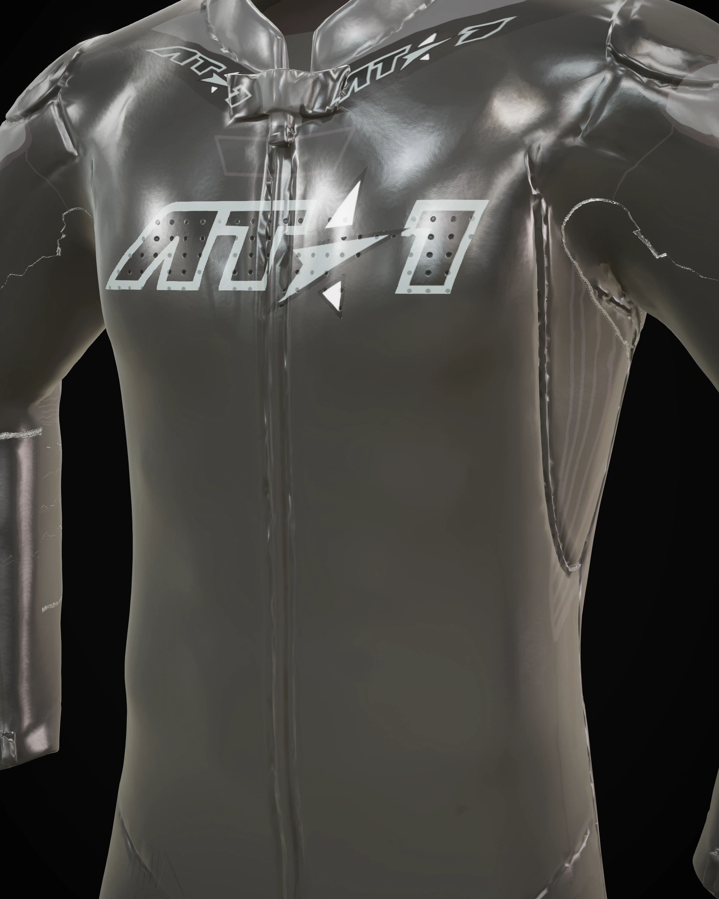 Black Steel — Chest detail