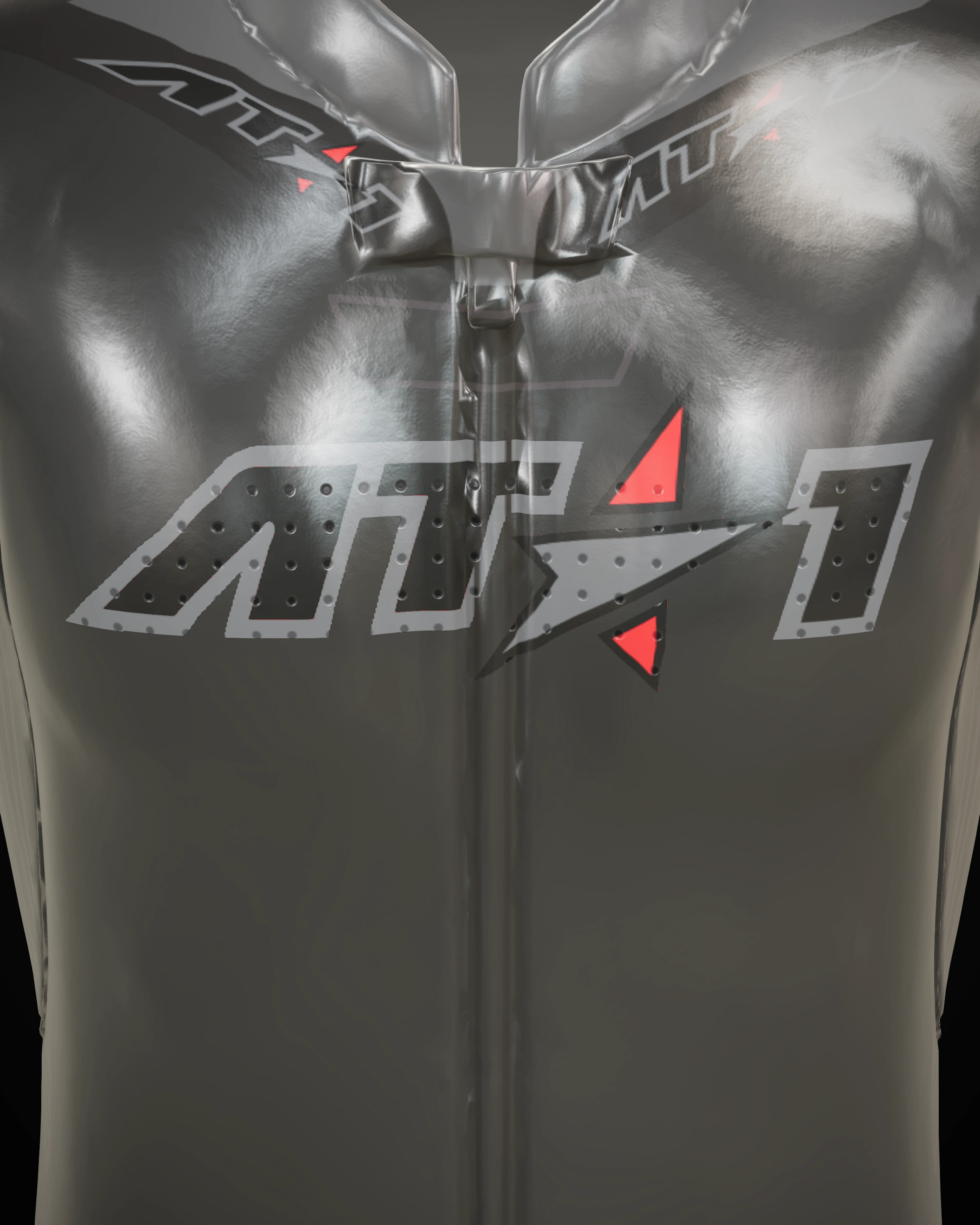 Carbon RS — Collar & zip detail