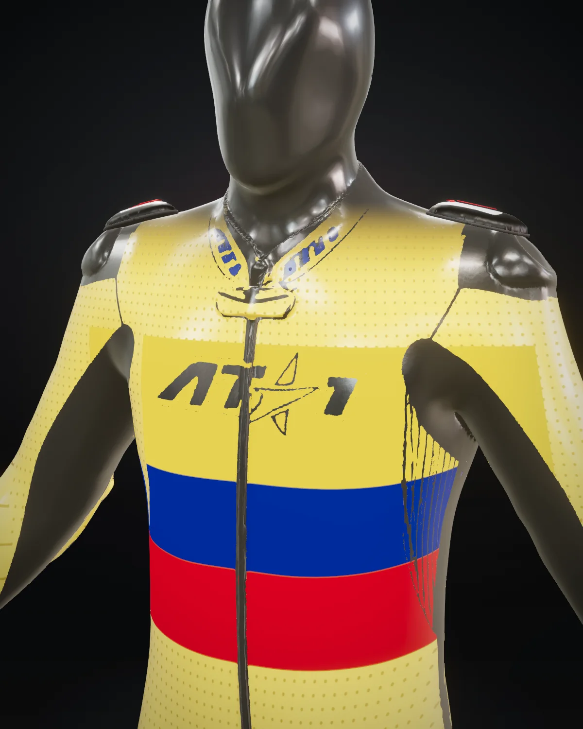 Colombia — Chest detail