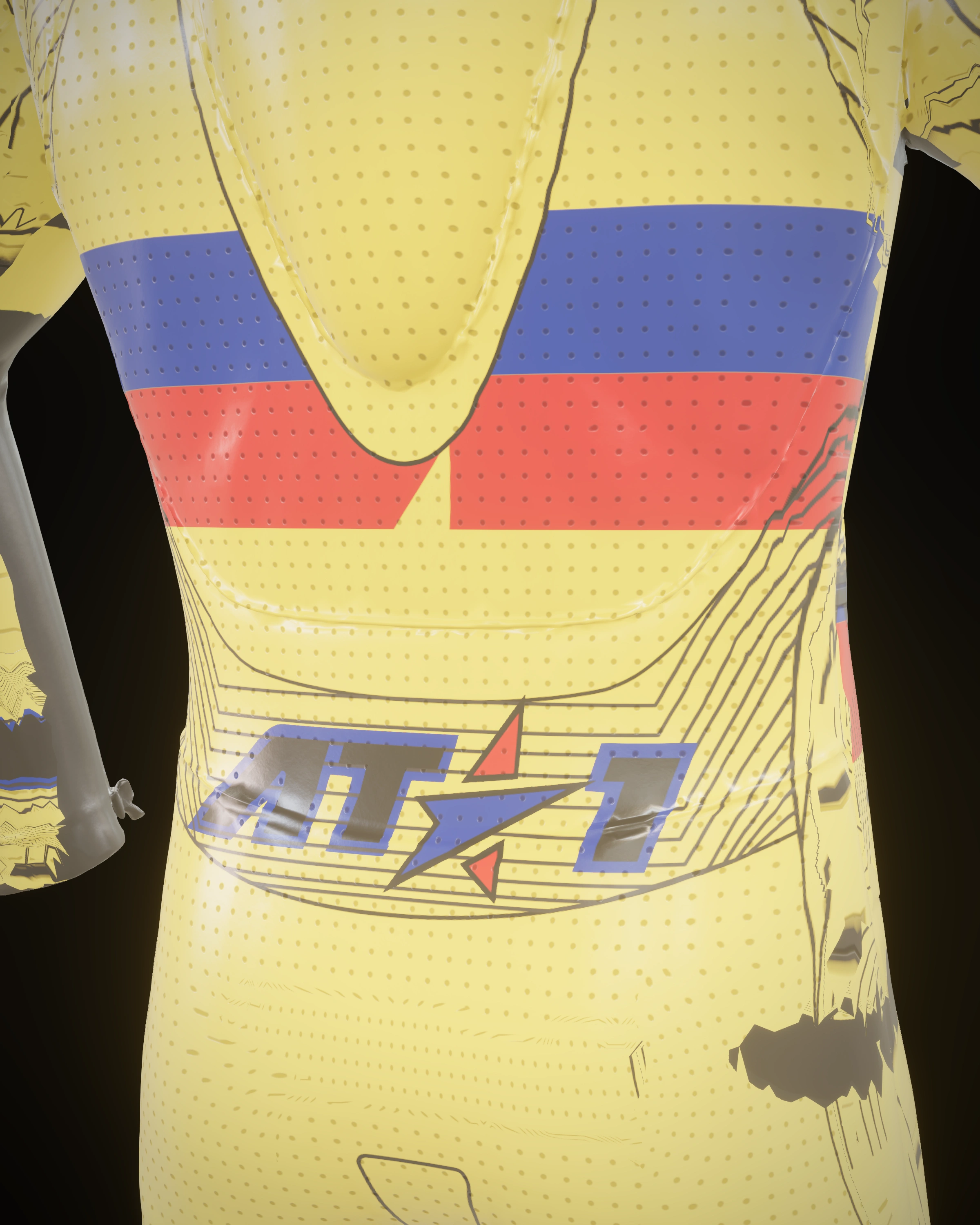 Colombia — Shoulder detail