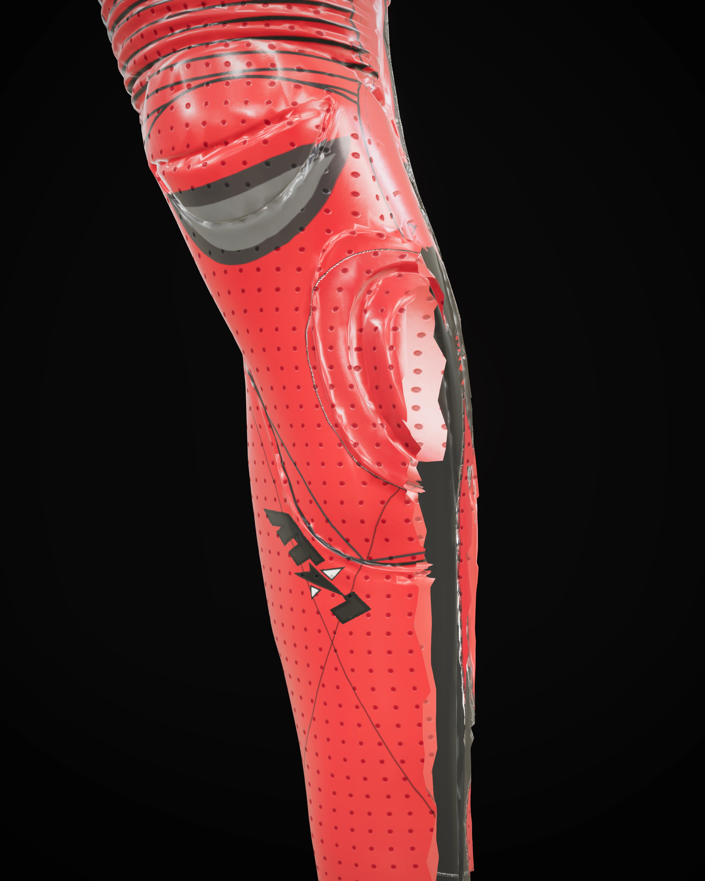 Crimson GP — Knee detail