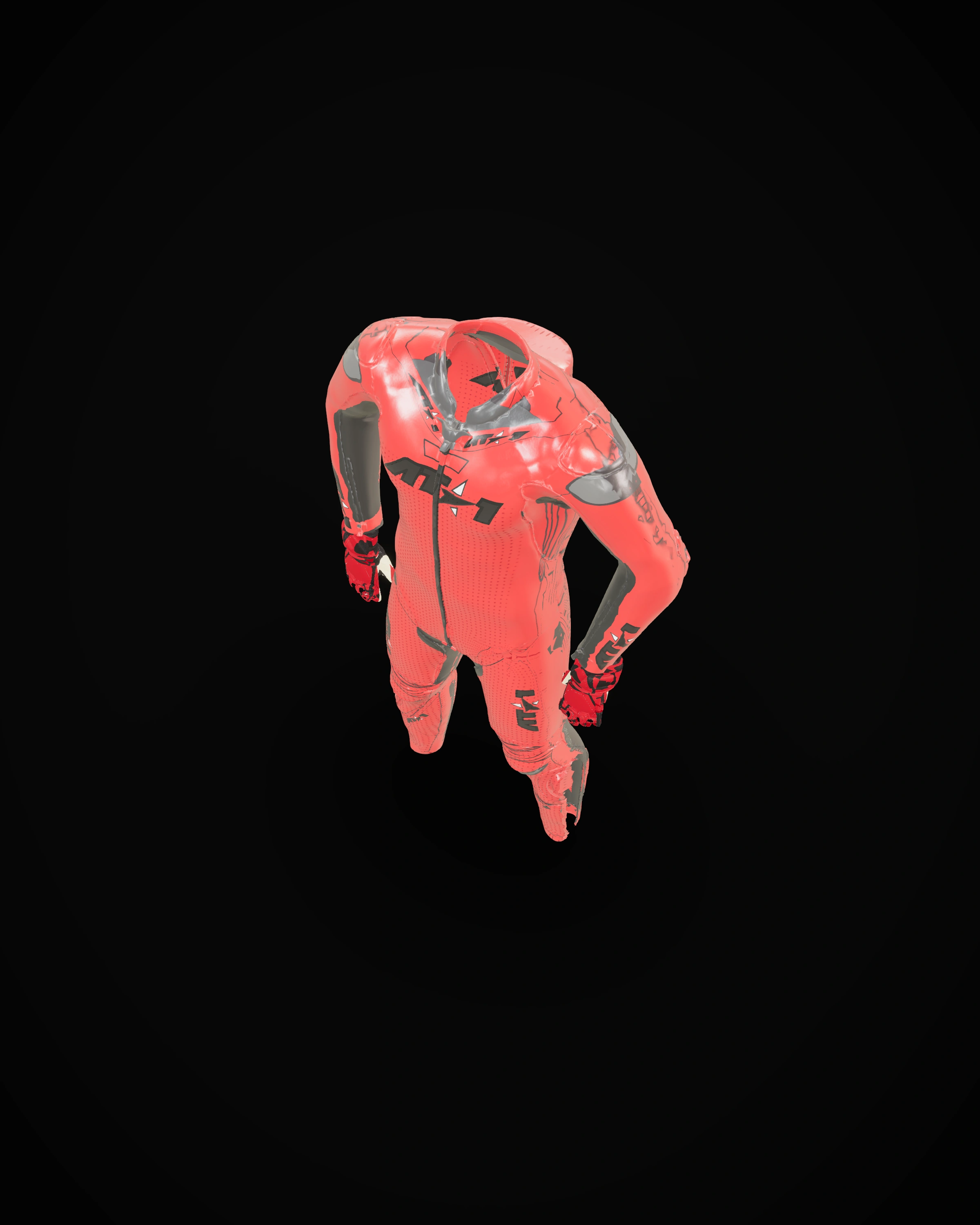 Crimson GP — Studio · high angle
