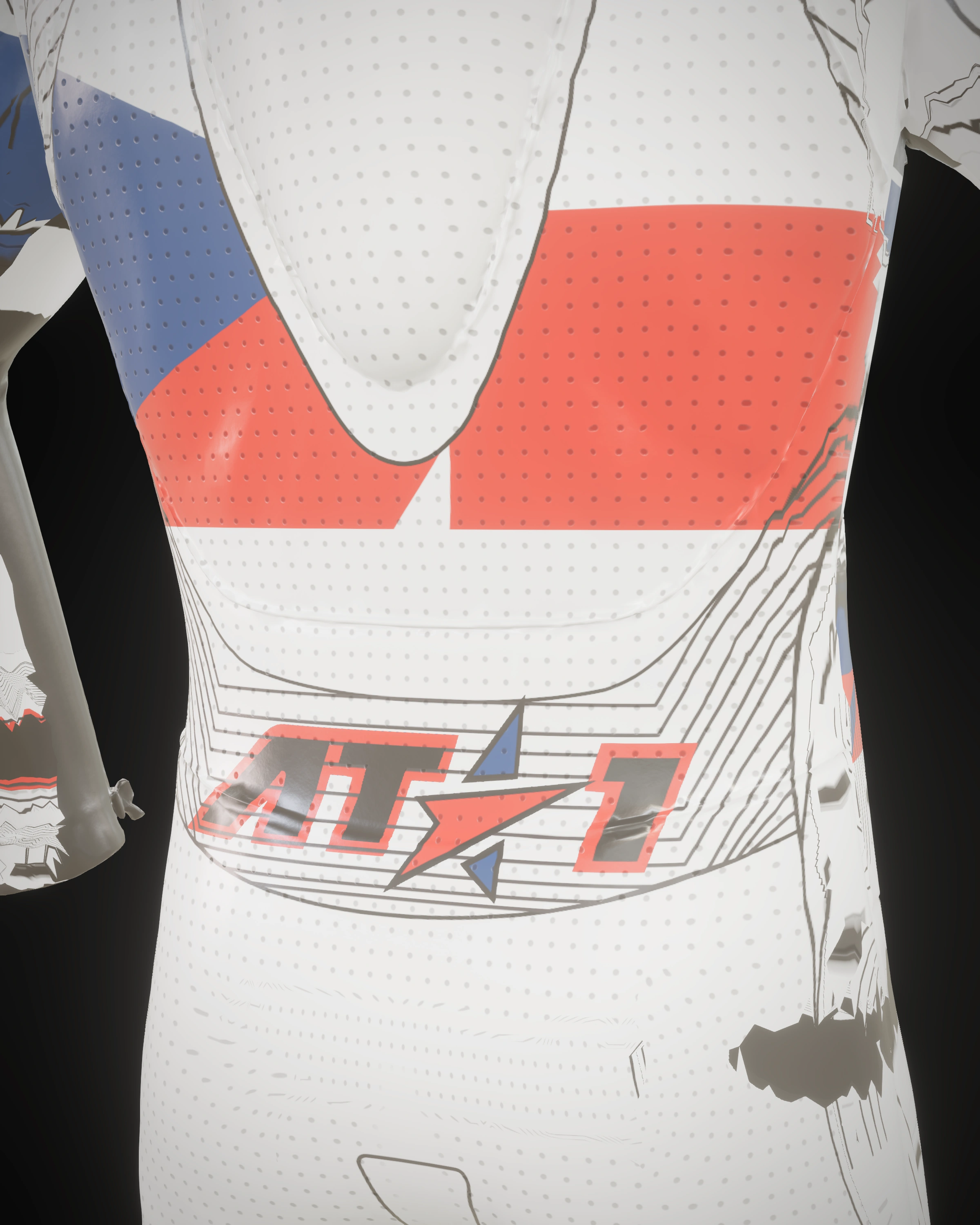 Czechia — Shoulder detail
