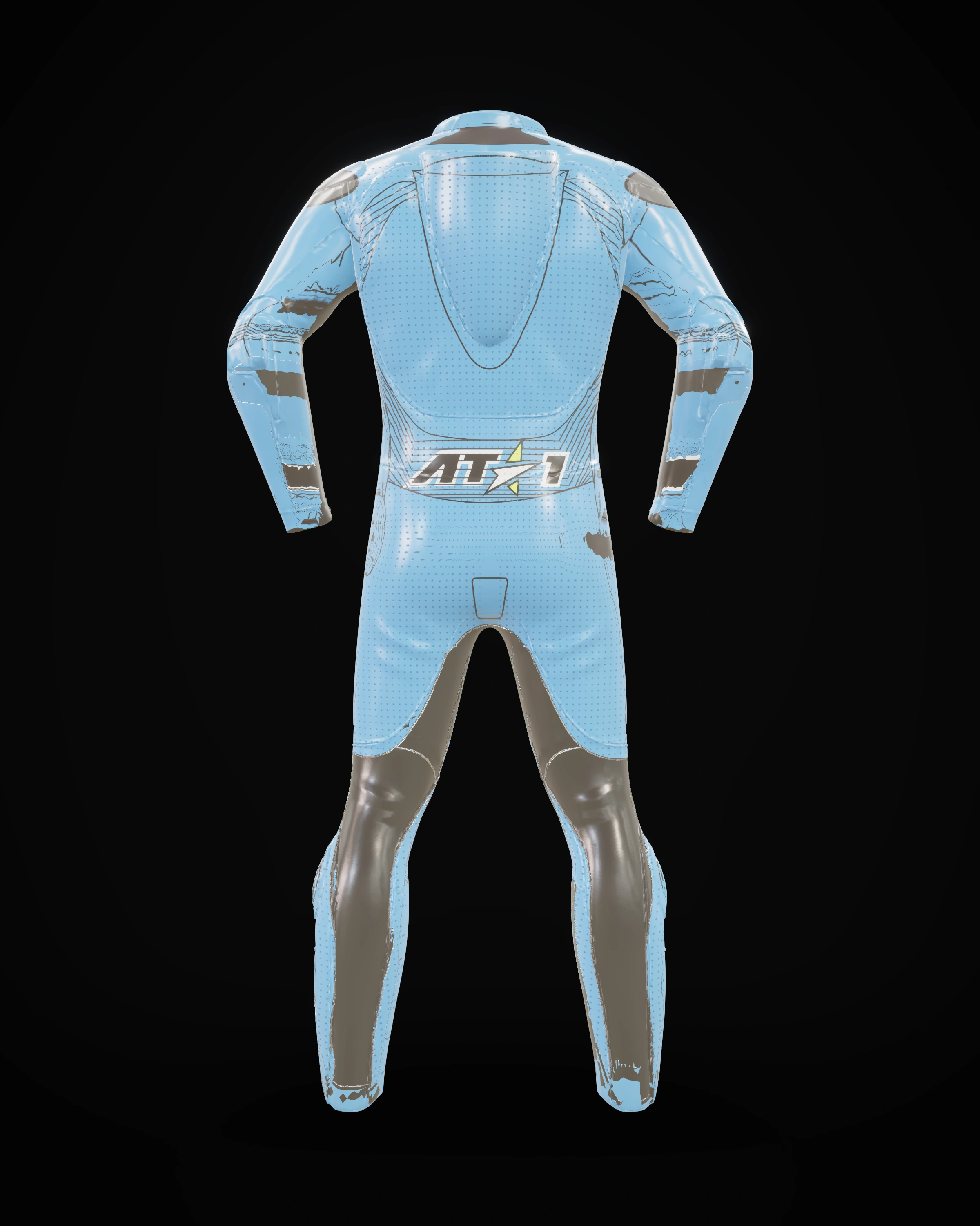 Electric Blue — Back