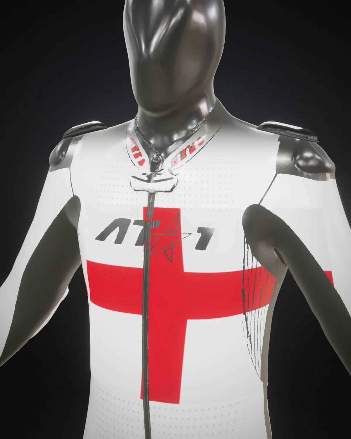 St George — Chest detail