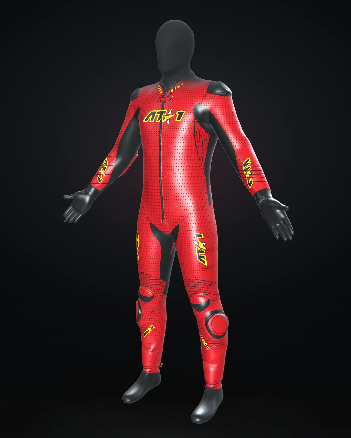 España Roja custom motorcycle race suit