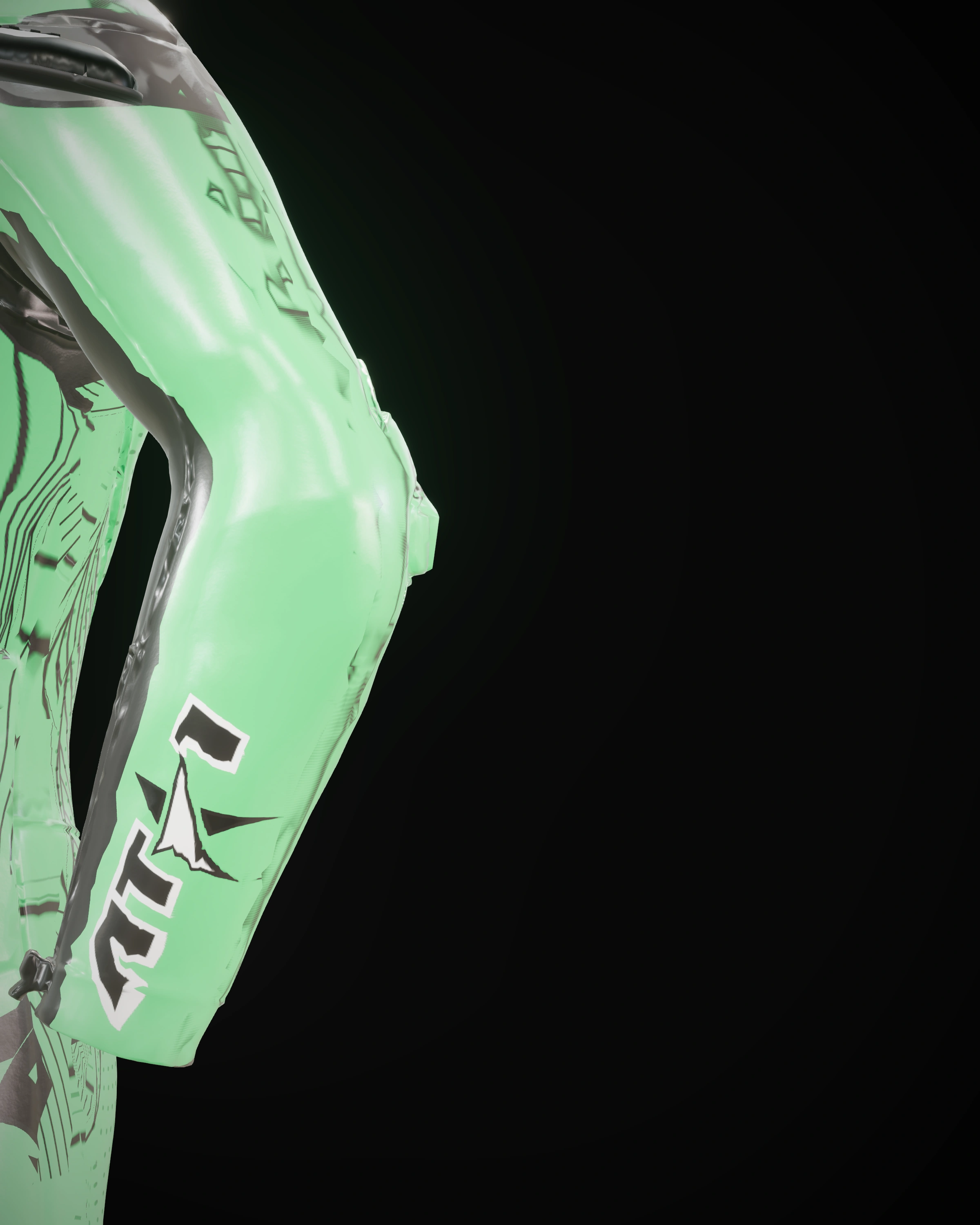 Forest Charge — Knee detail