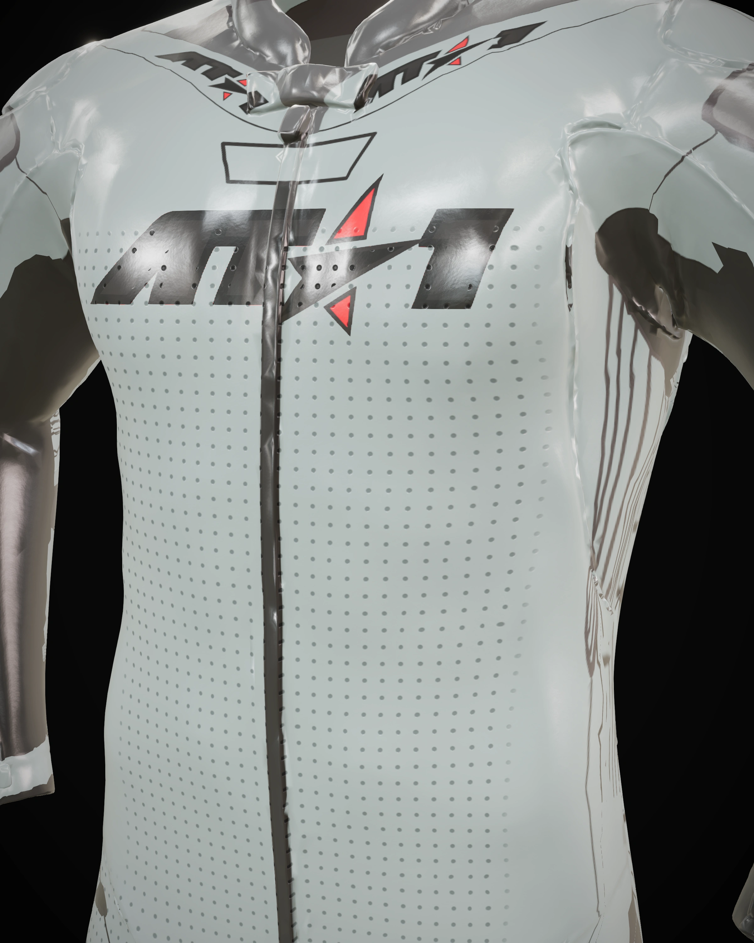 Gunmetal — Chest detail