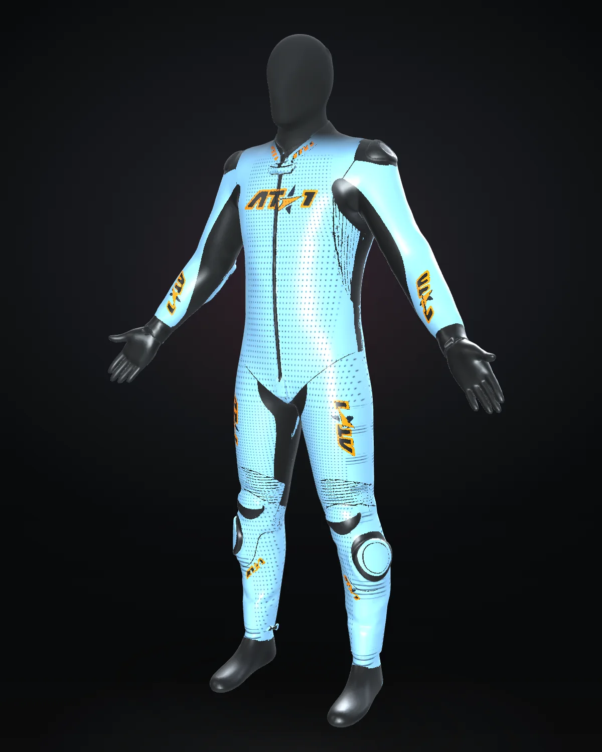 Heritage 68 custom motorcycle race suit